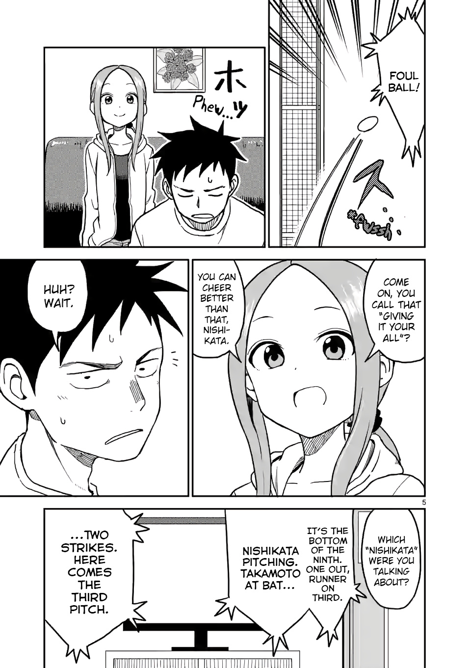 Karakai Jouzu no (Moto) Takagi-san chapter 109 - page 5