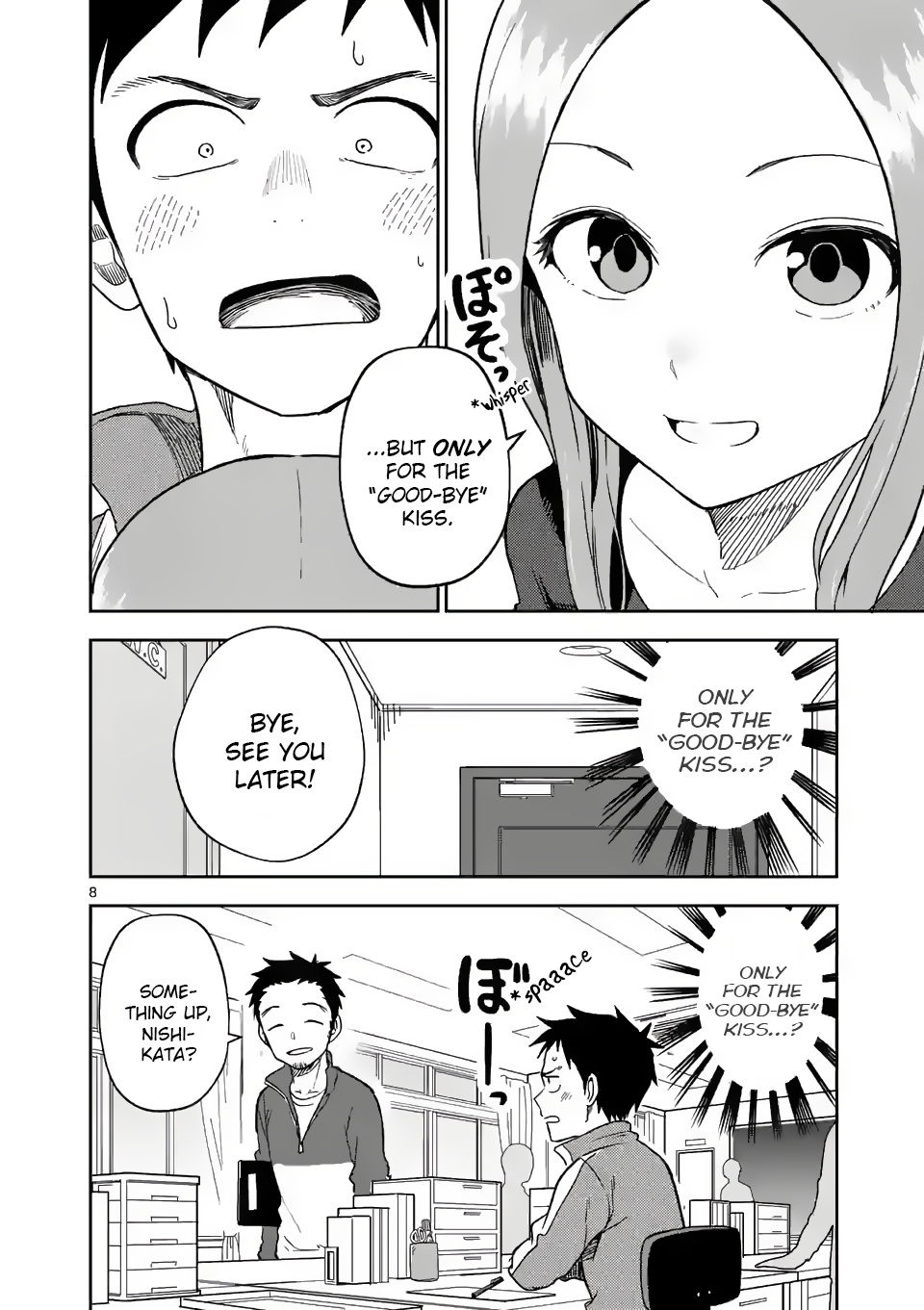 Karakai Jouzu no (Moto) Takagi-san chapter 162 - page 8