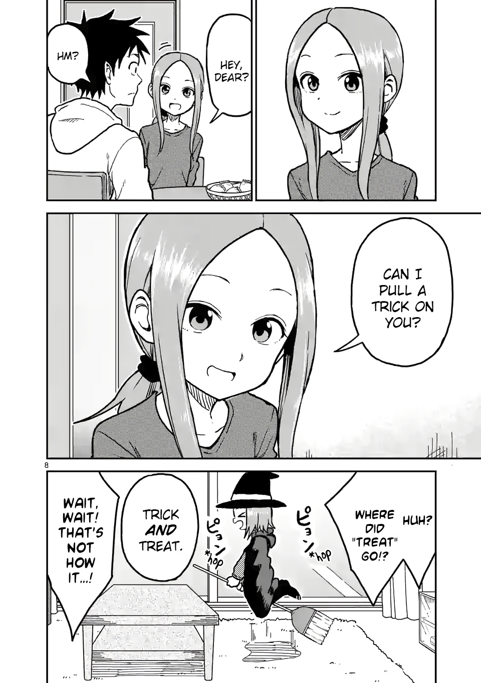 Karakai Jouzu no (Moto) Takagi-san chapter 110 - page 8