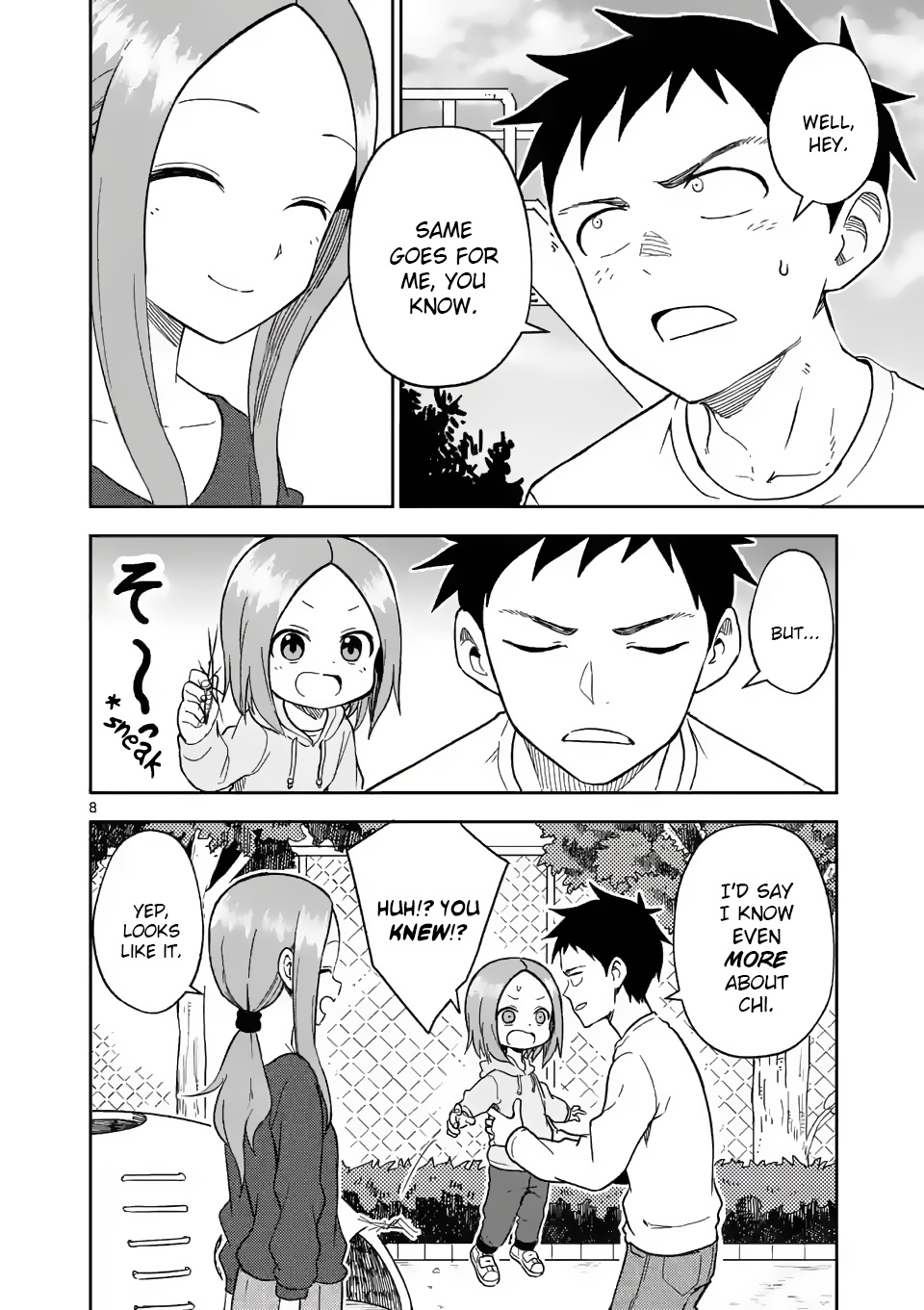 Karakai Jouzu no (Moto) Takagi-san chapter 163 - page 8