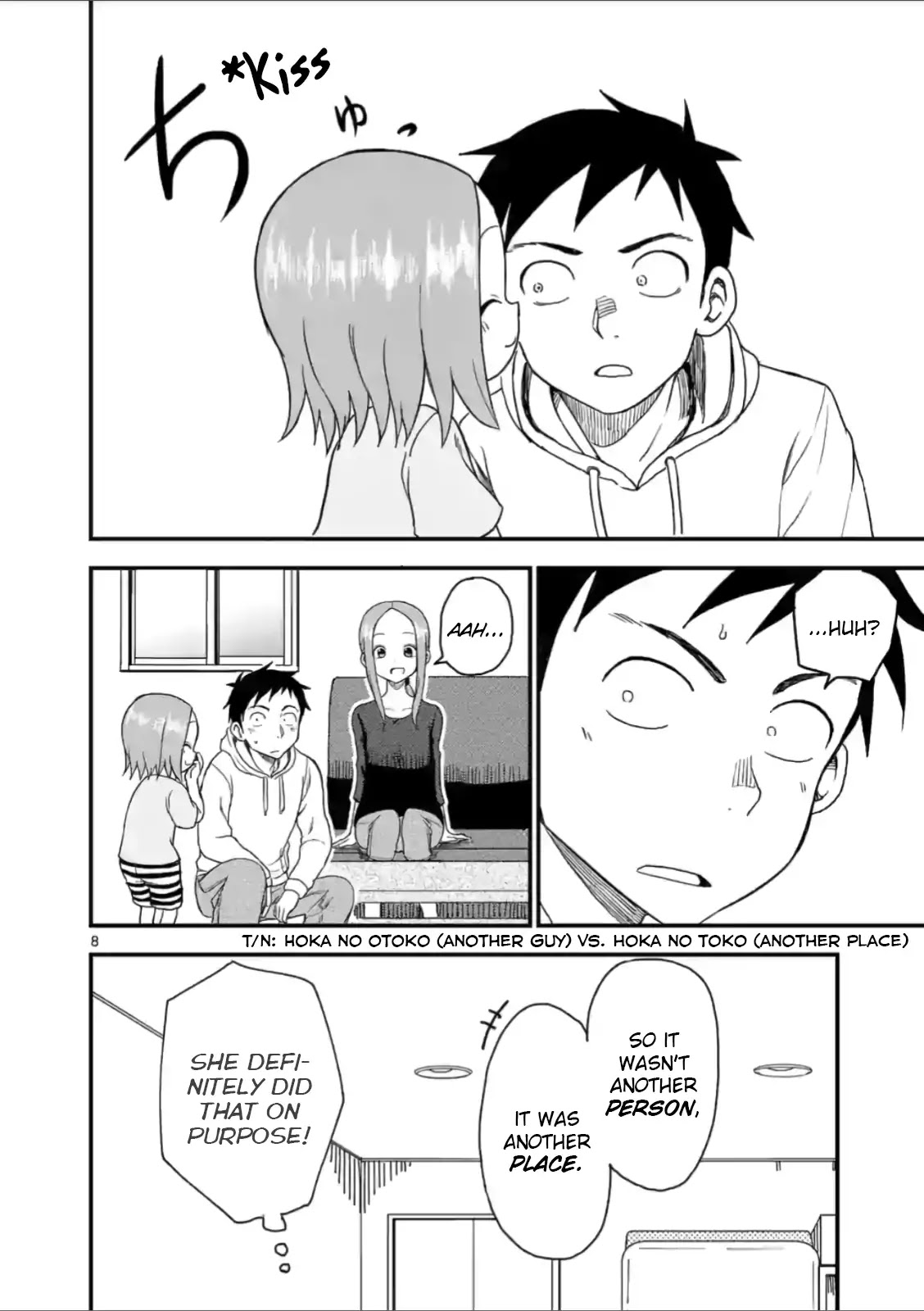 Karakai Jouzu no (Moto) Takagi-san chapter 38 - page 8