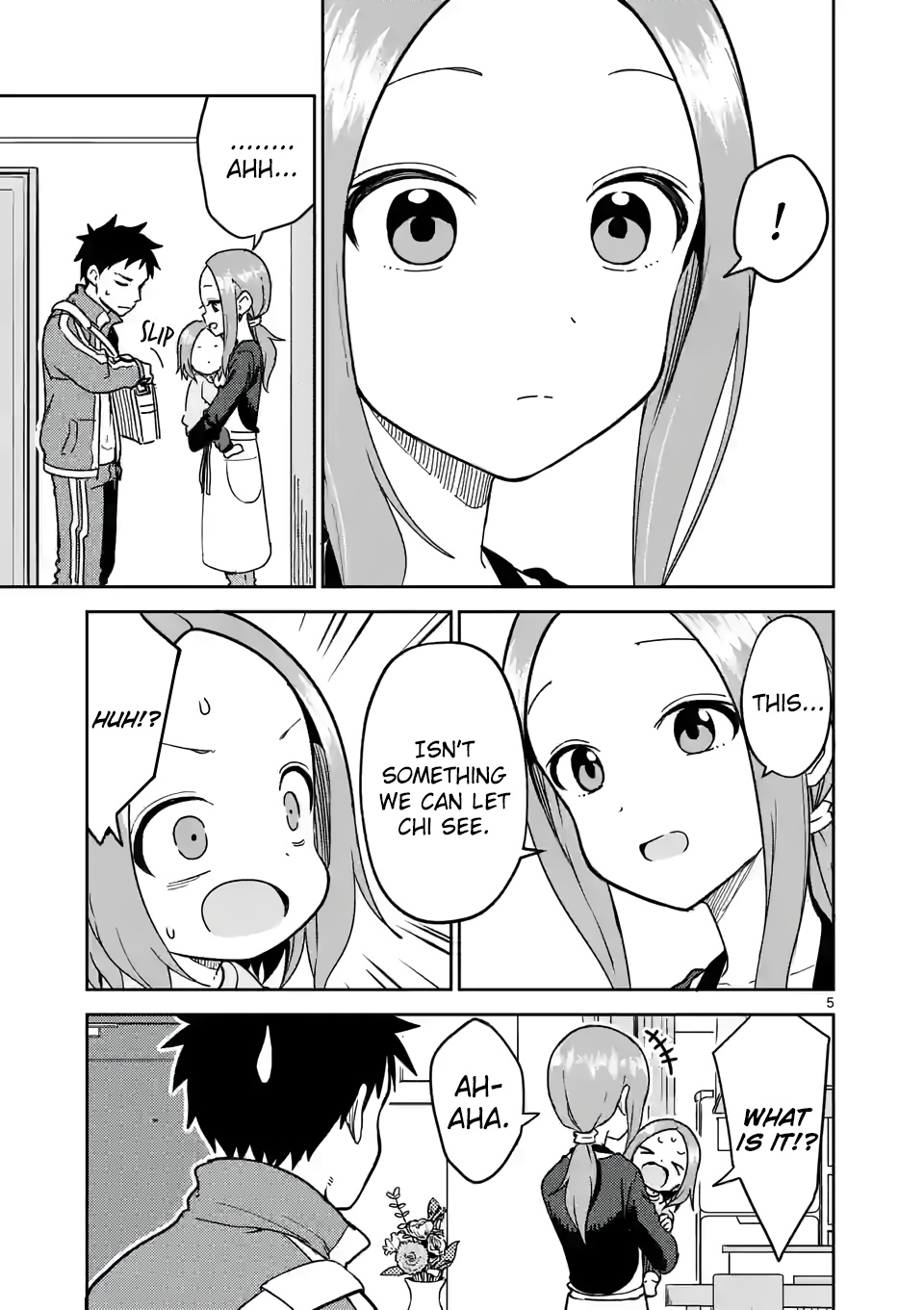 Karakai Jouzu no (Moto) Takagi-san chapter 214 - page 5