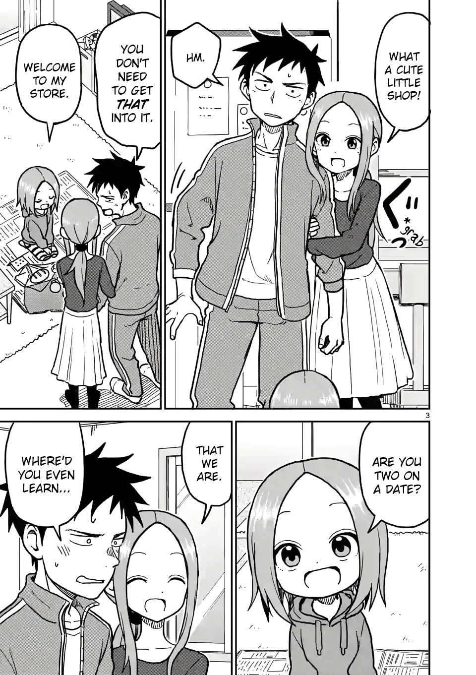 Karakai Jouzu no (Moto) Takagi-san chapter 111 - page 3