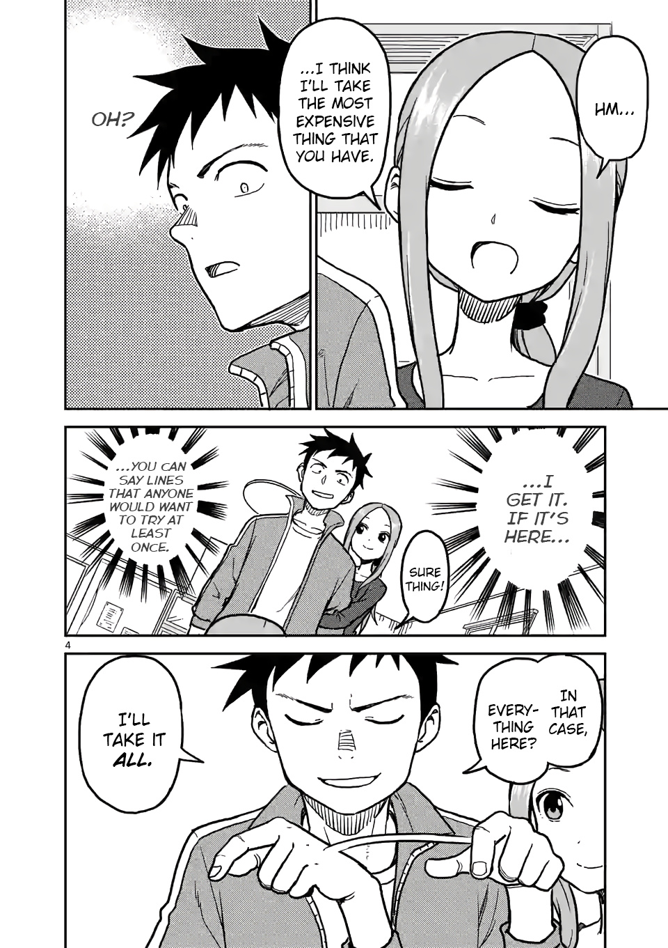 Karakai Jouzu no (Moto) Takagi-san chapter 111 - page 4