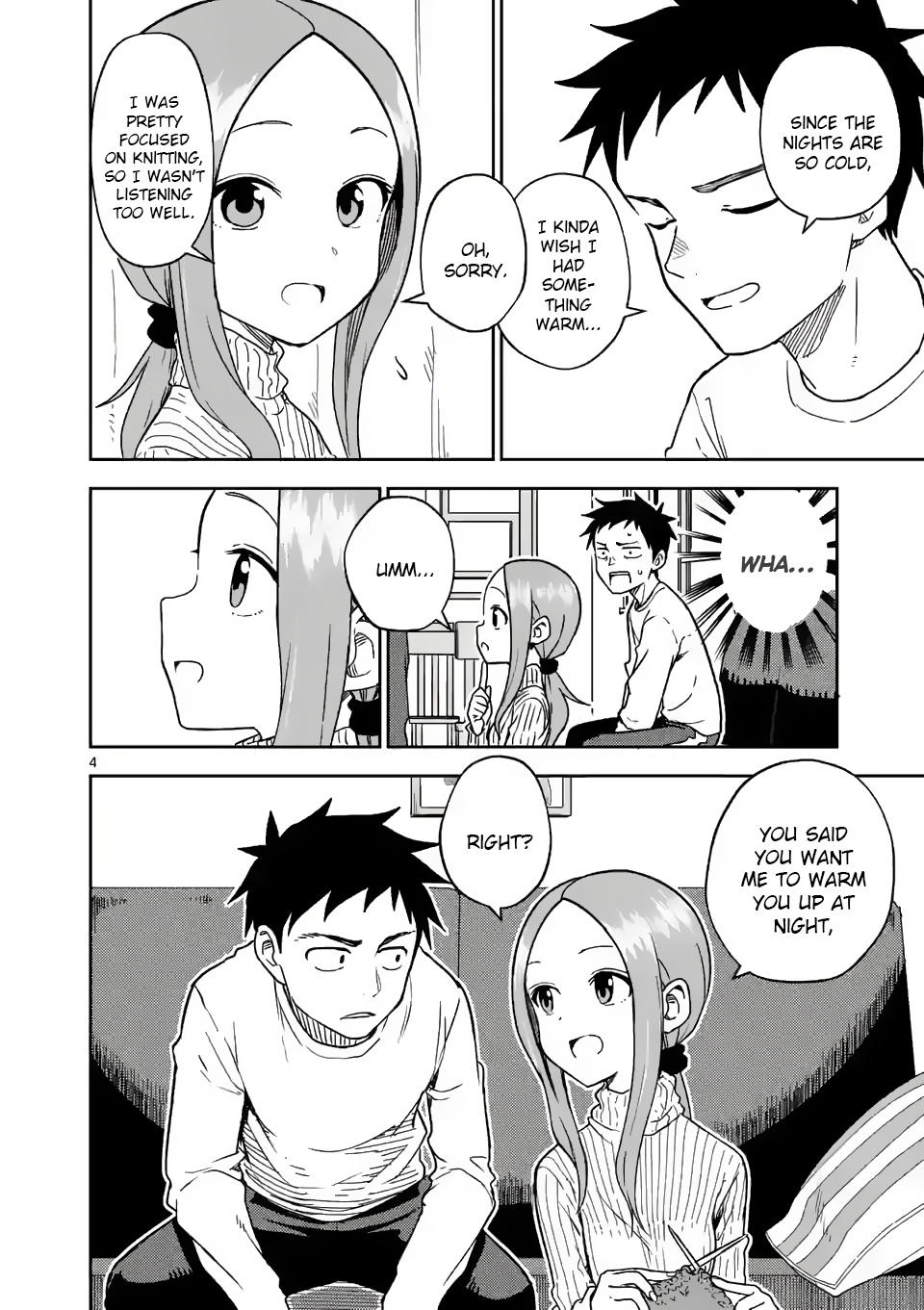 Karakai Jouzu no (Moto) Takagi-san chapter 164 - page 4