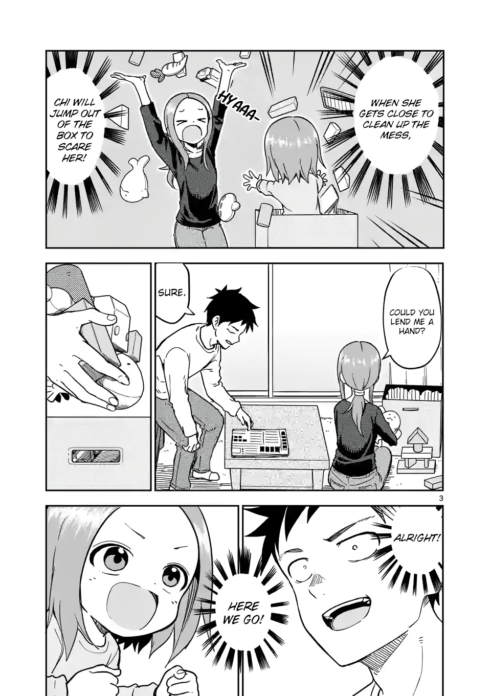 Karakai Jouzu no (Moto) Takagi-san chapter 215 - page 3