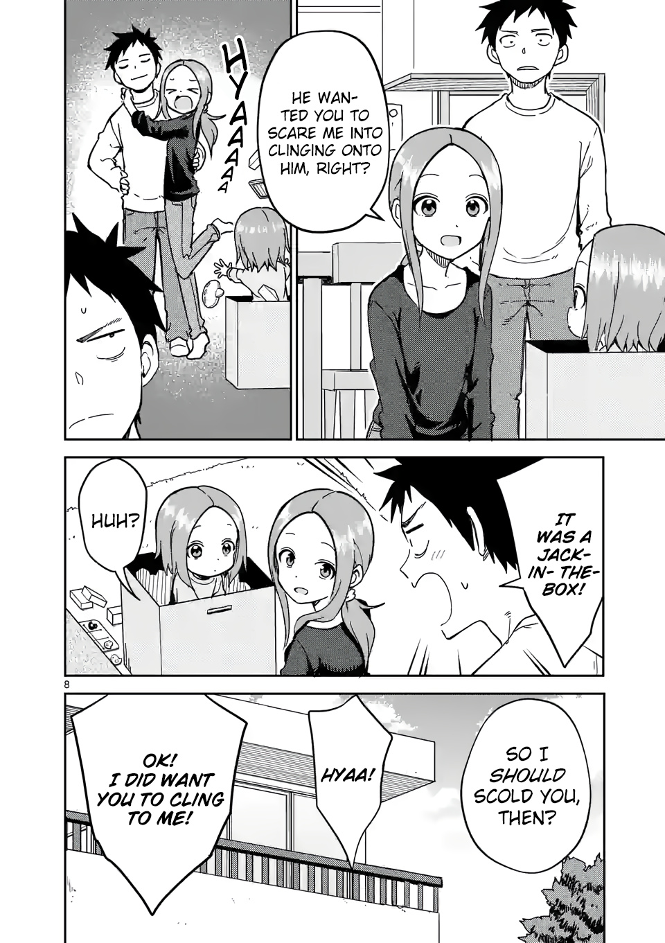 Karakai Jouzu no (Moto) Takagi-san chapter 215 - page 8