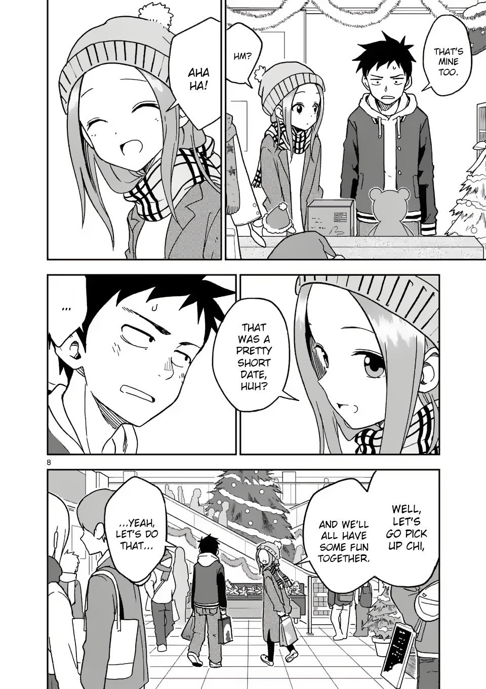 Karakai Jouzu no (Moto) Takagi-san chapter 166 - page 8