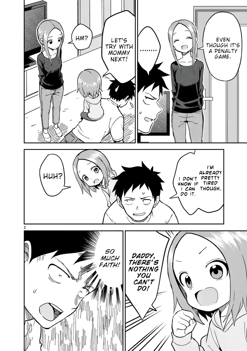 Karakai Jouzu no (Moto) Takagi-san chapter 217 - page 2