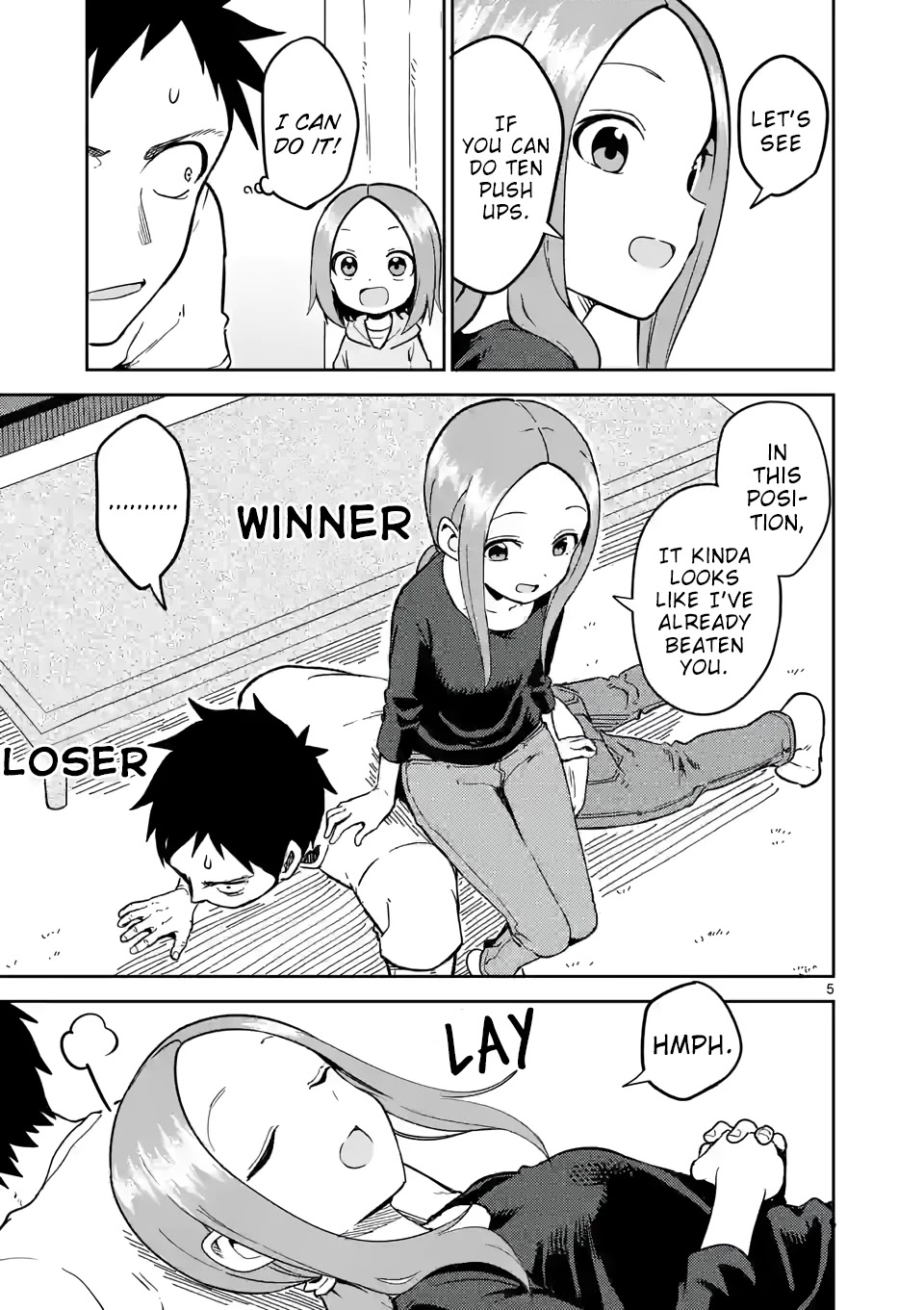 Karakai Jouzu no (Moto) Takagi-san chapter 217 - page 5