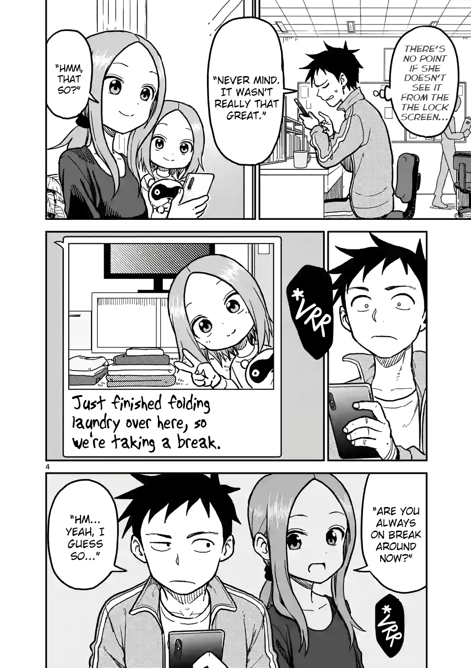 Karakai Jouzu no (Moto) Takagi-san chapter 113 - page 4