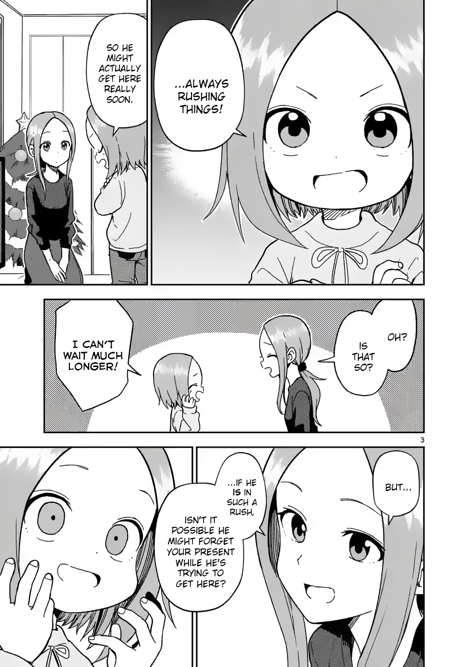 Karakai Jouzu no (Moto) Takagi-san chapter 167 - page 3