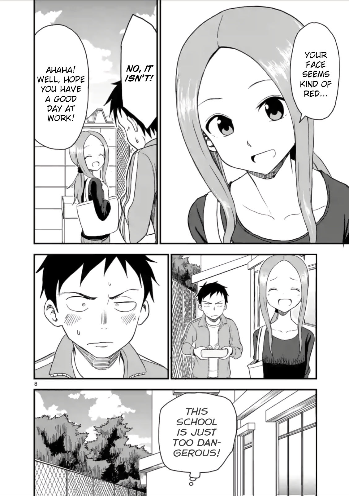 Karakai Jouzu no (Moto) Takagi-san chapter 42 - page 8