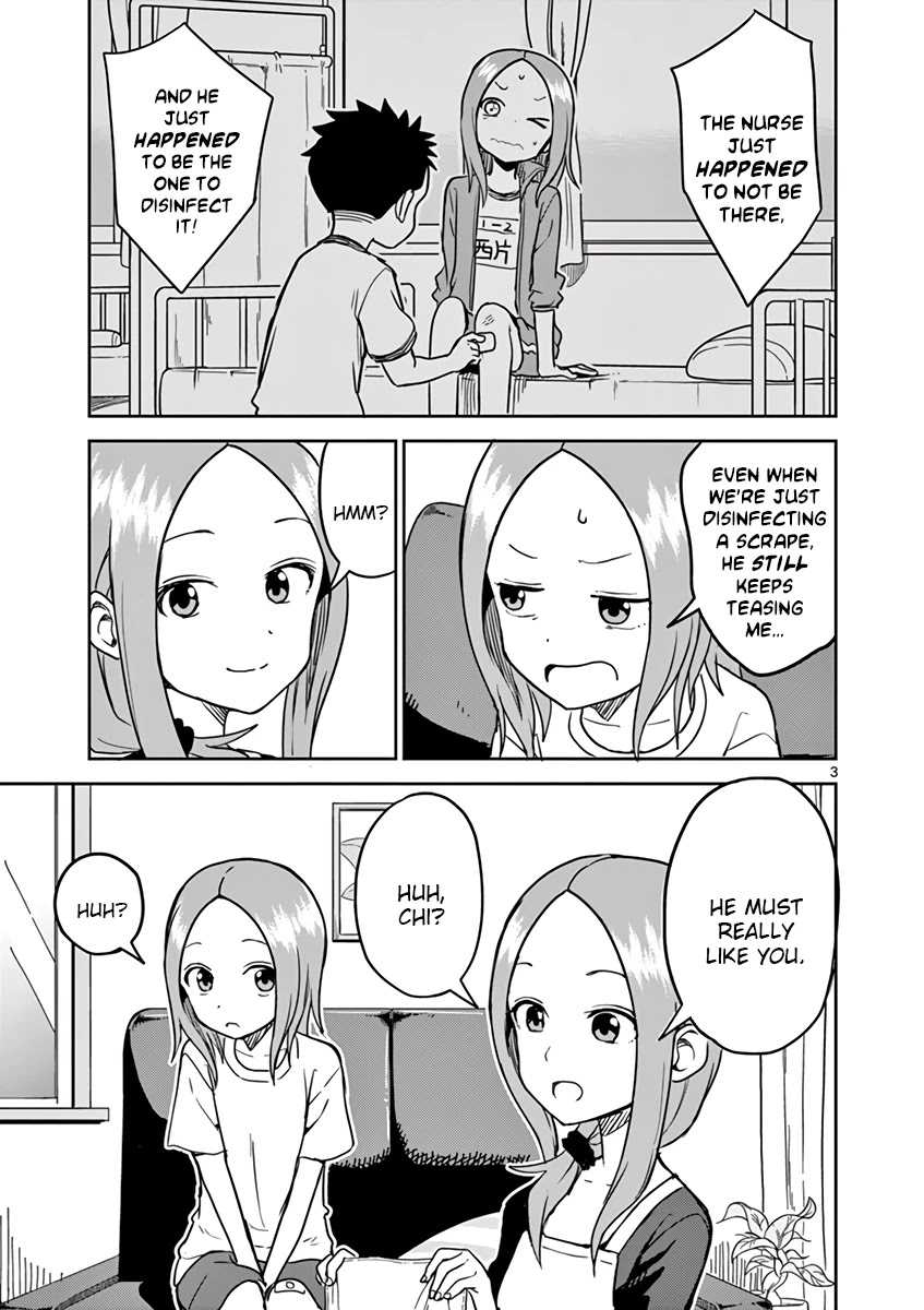 Karakai Jouzu no (Moto) Takagi-san chapter 117.5 - page 3