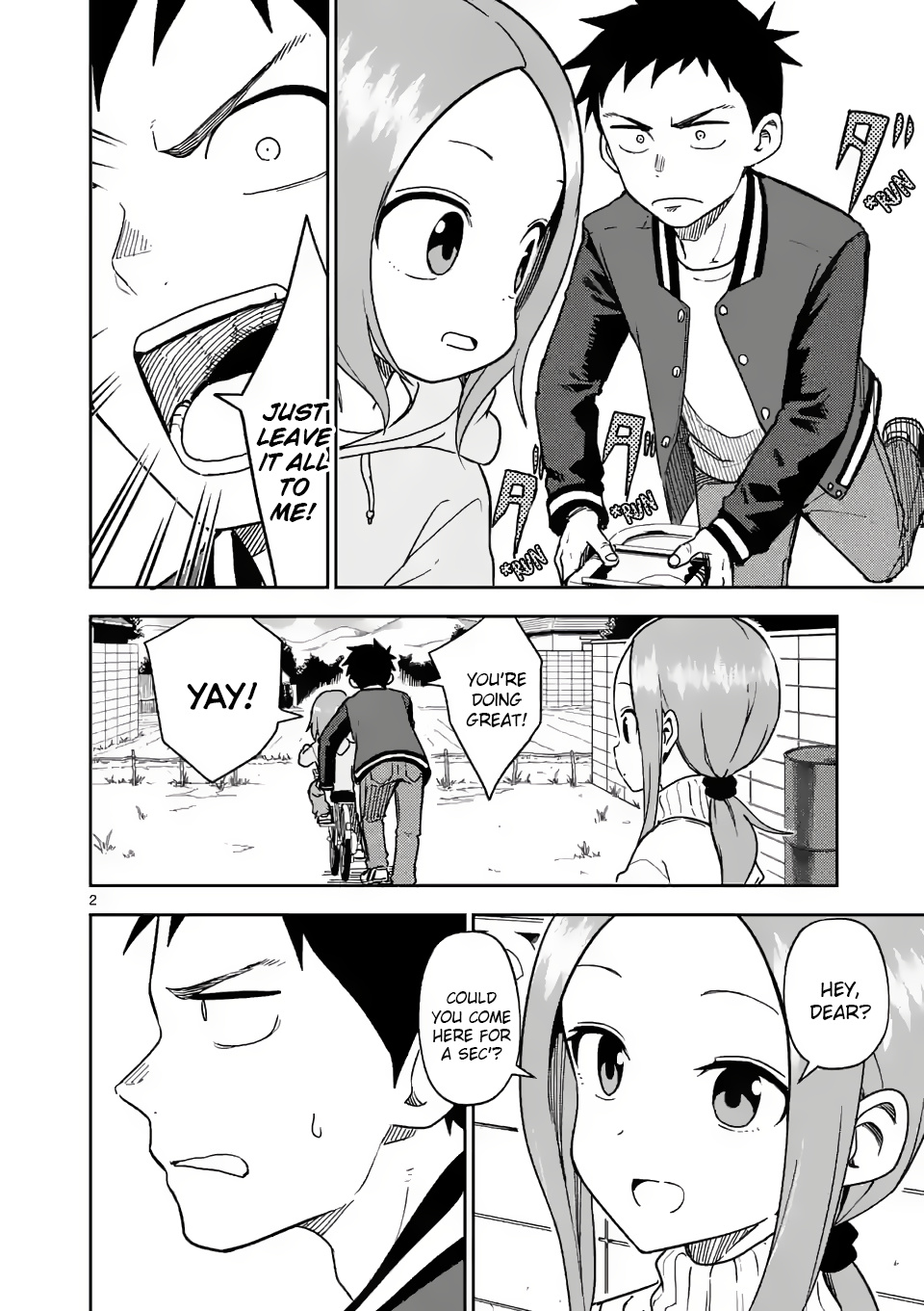 Karakai Jouzu no (Moto) Takagi-san chapter 172 - page 2