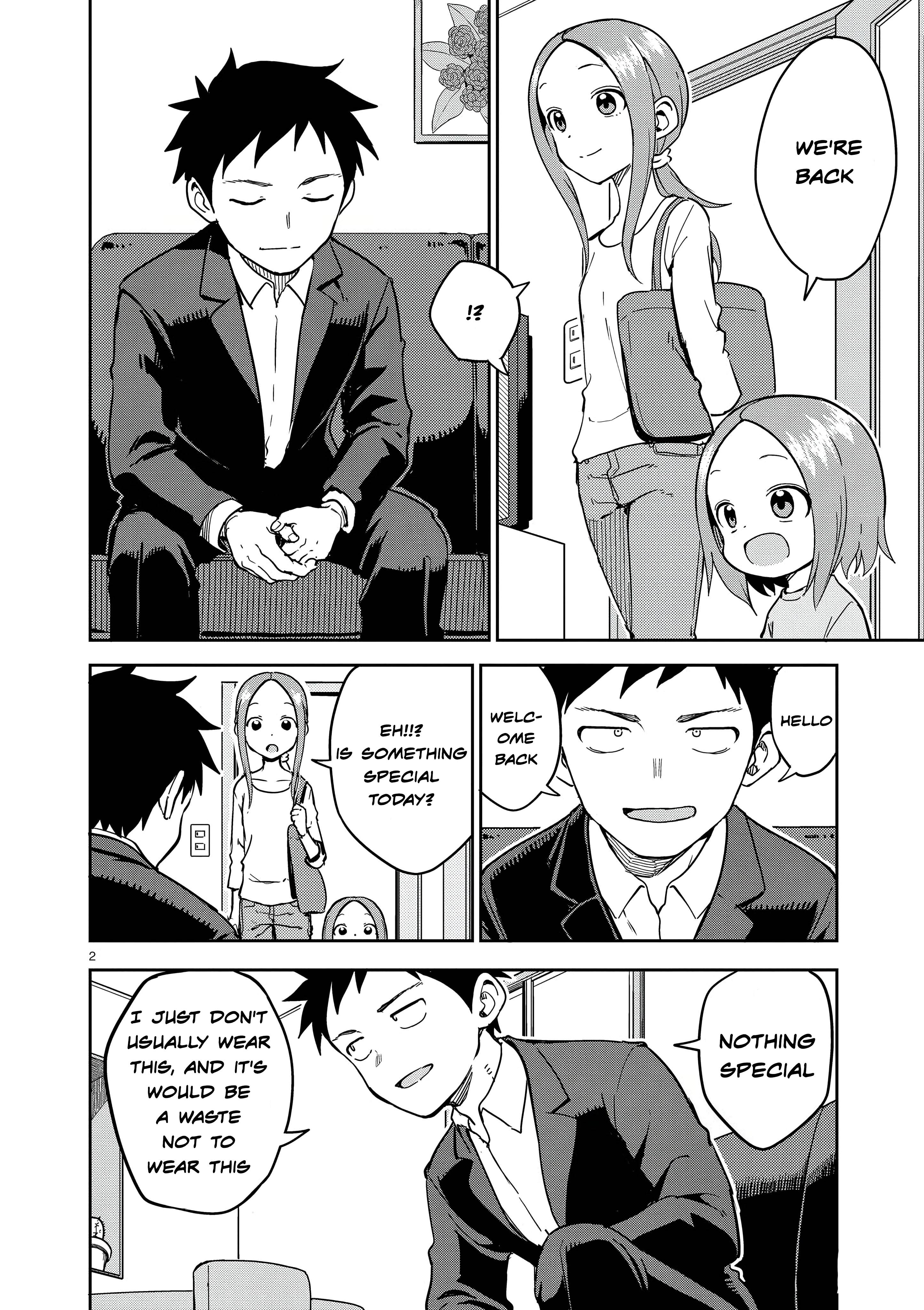 Karakai Jouzu no (Moto) Takagi-san Chapter 225 - page 2