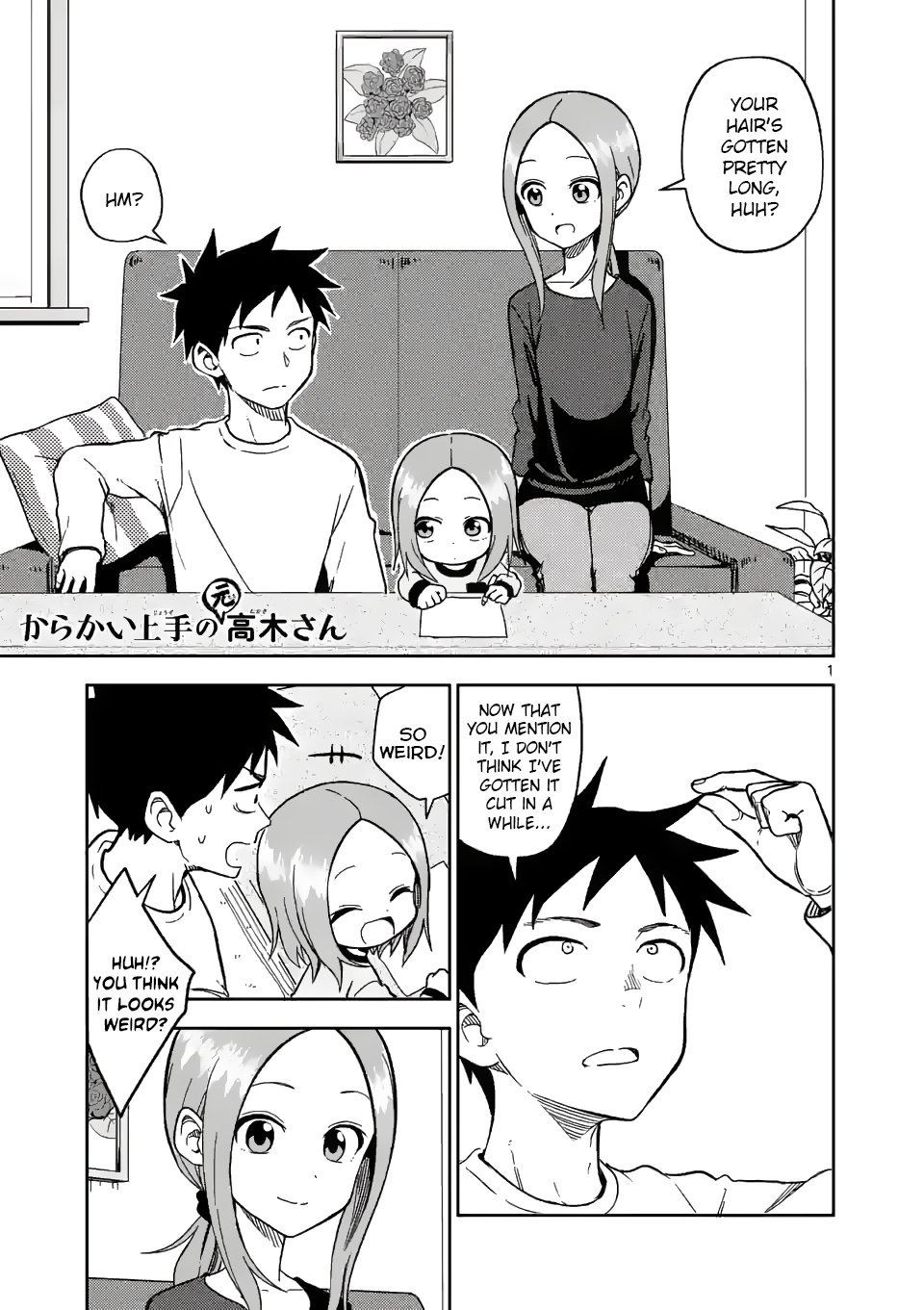 Karakai Jouzu no (Moto) Takagi-san chapter 175 - page 1