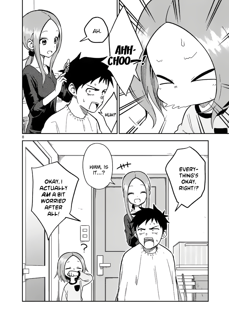 Karakai Jouzu no (Moto) Takagi-san chapter 175 - page 8