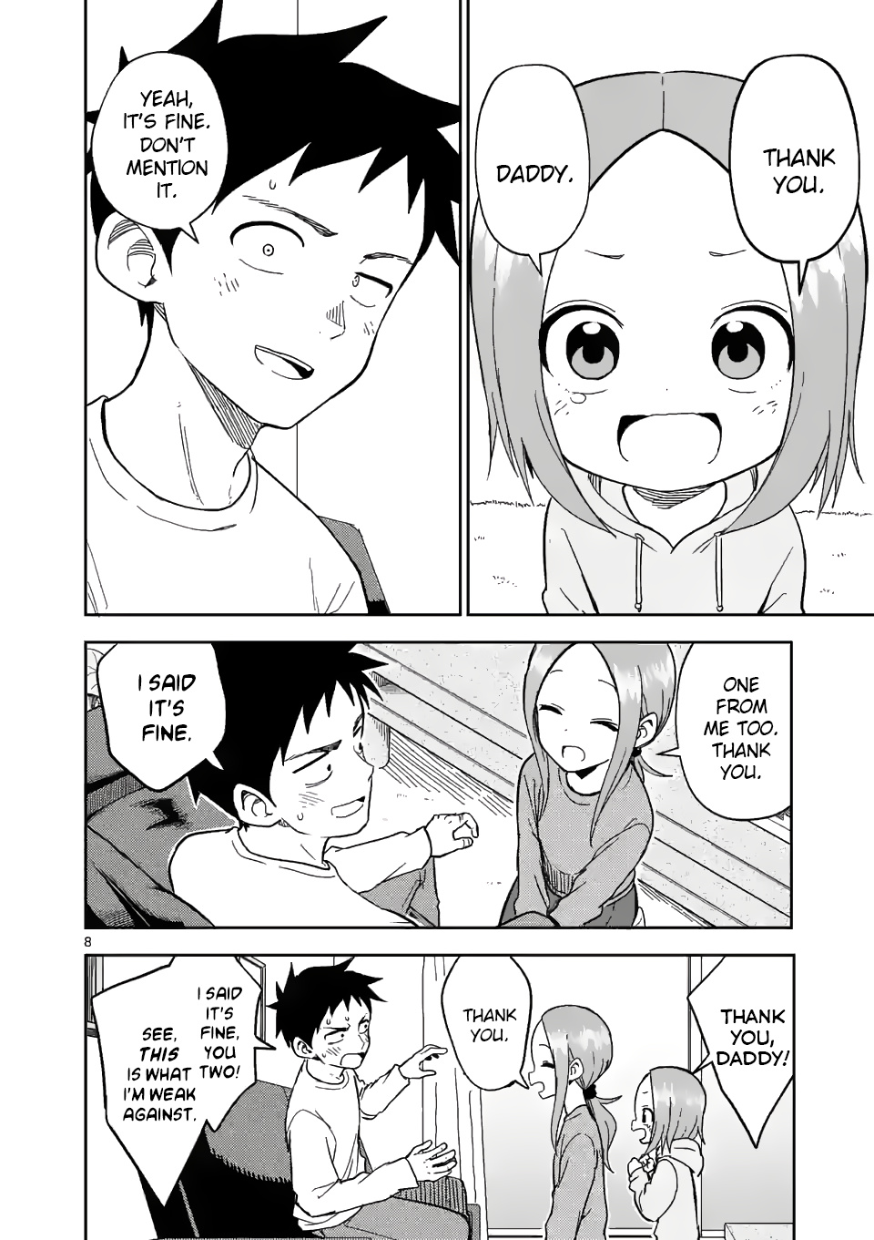 Karakai Jouzu no (Moto) Takagi-san chapter 176 - page 8