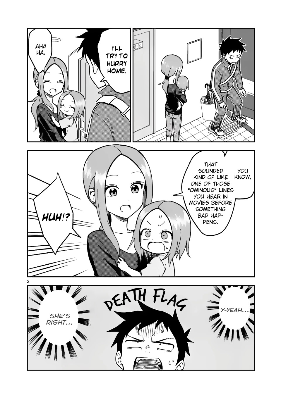 Karakai Jouzu no (Moto) Takagi-san chapter 179 - page 2