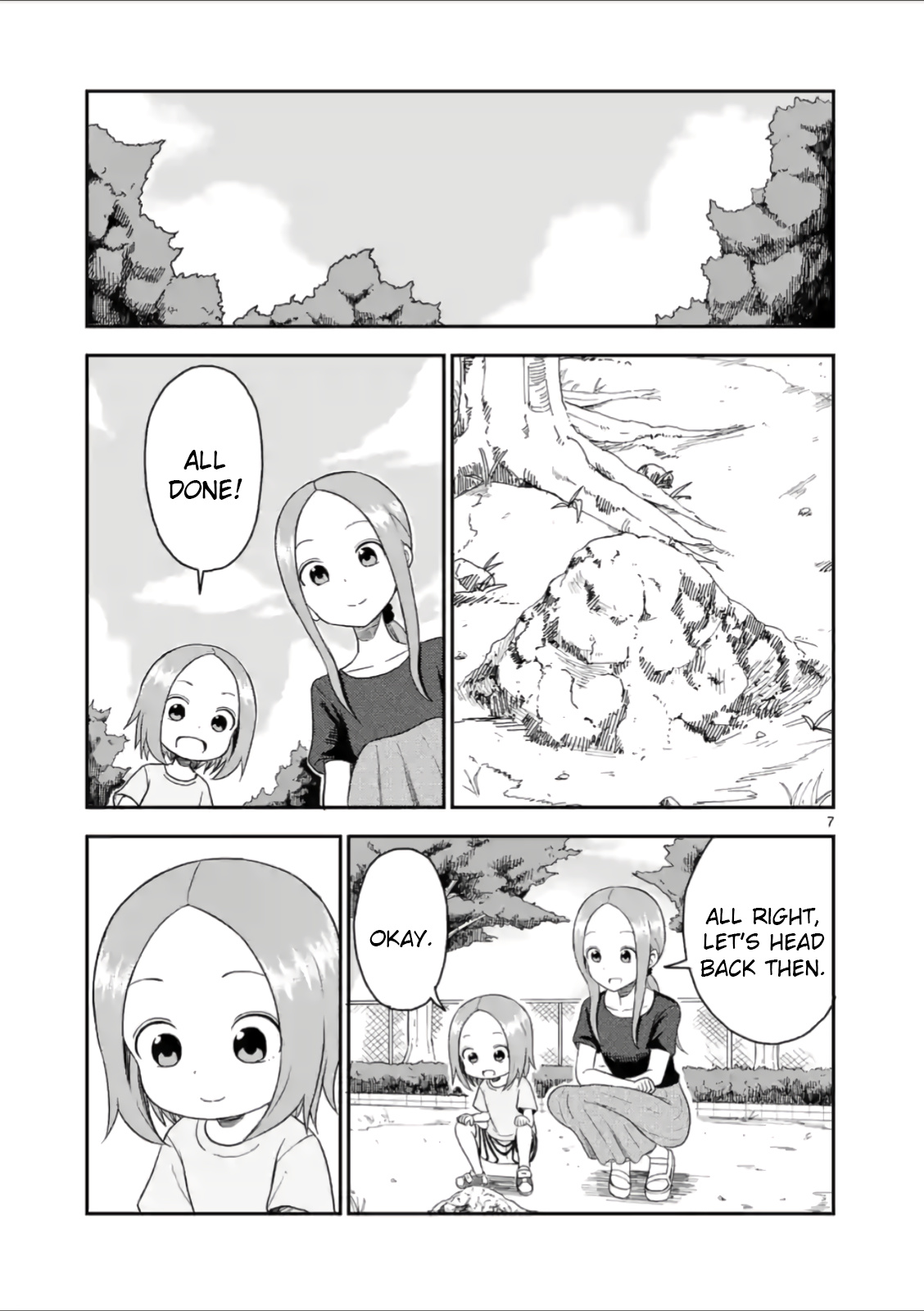 Karakai Jouzu no (Moto) Takagi-san chapter 50 - page 7