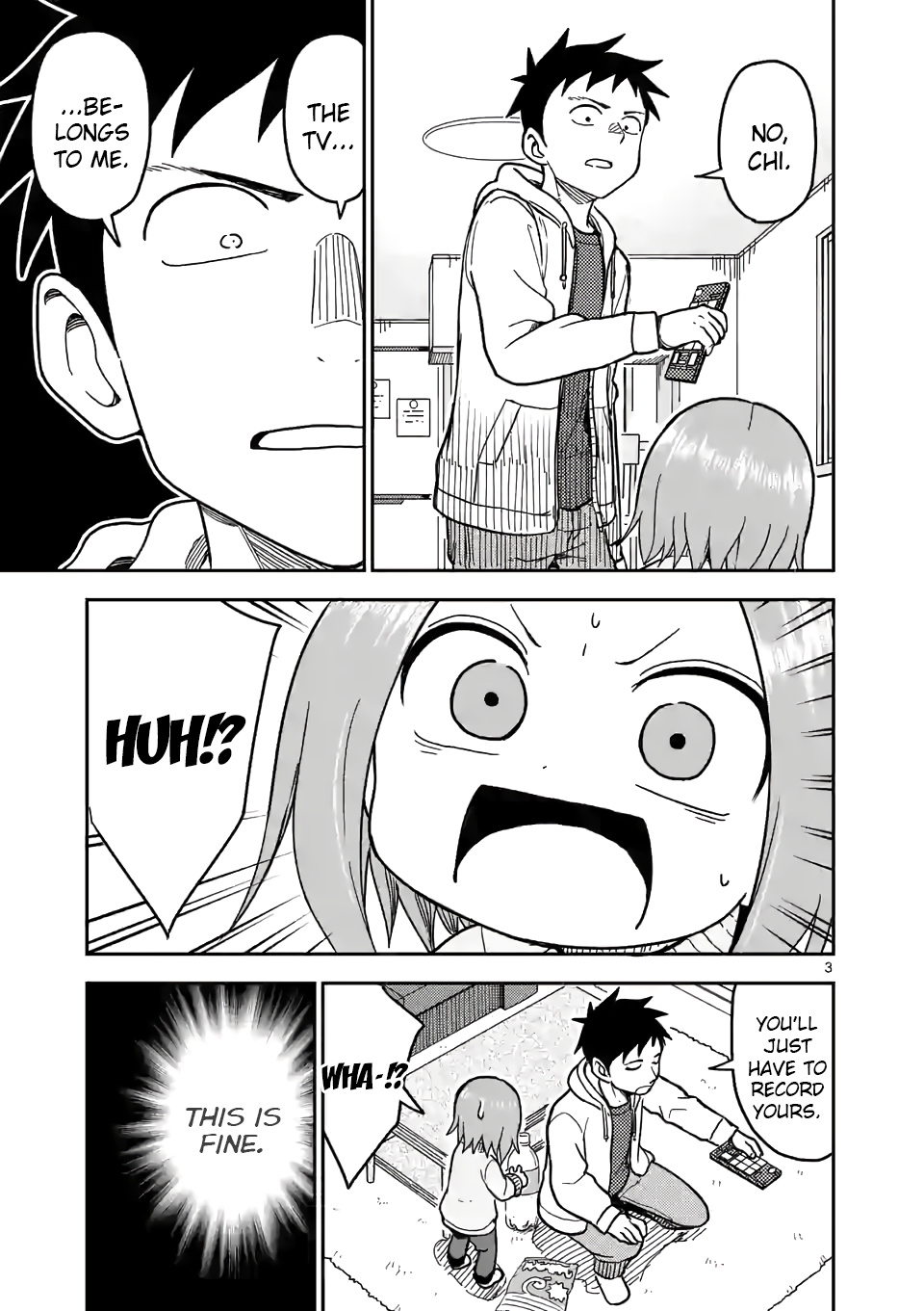 Karakai Jouzu no (Moto) Takagi-san chapter 126 - page 3