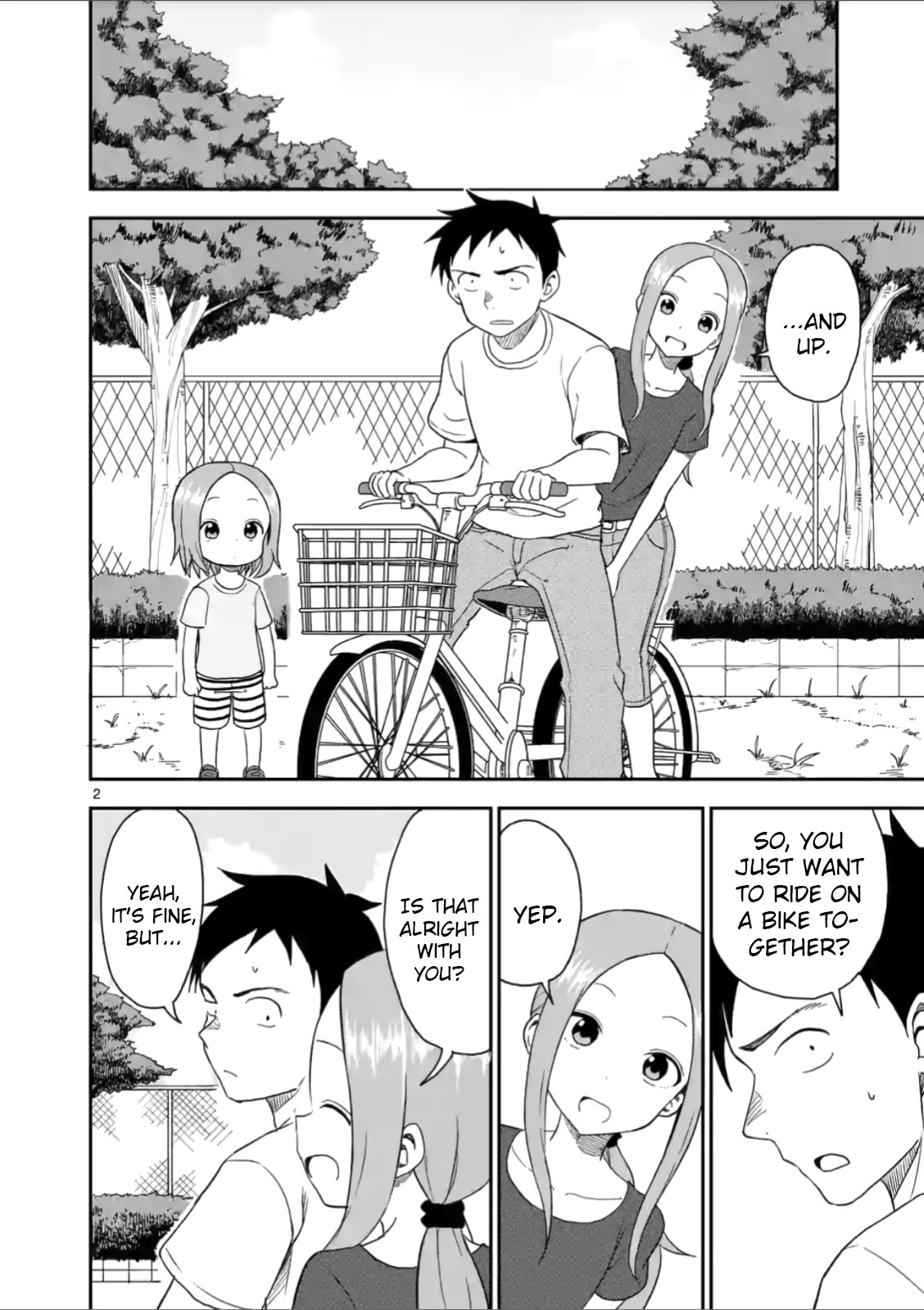 Karakai Jouzu no (Moto) Takagi-san chapter 51 - page 2