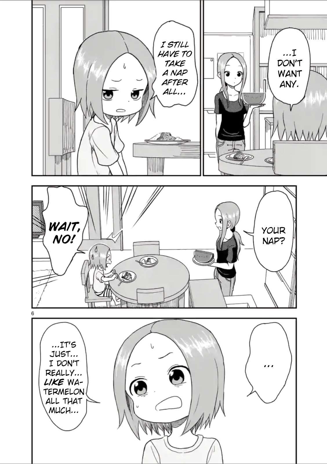 Karakai Jouzu no (Moto) Takagi-san chapter 55 - page 6