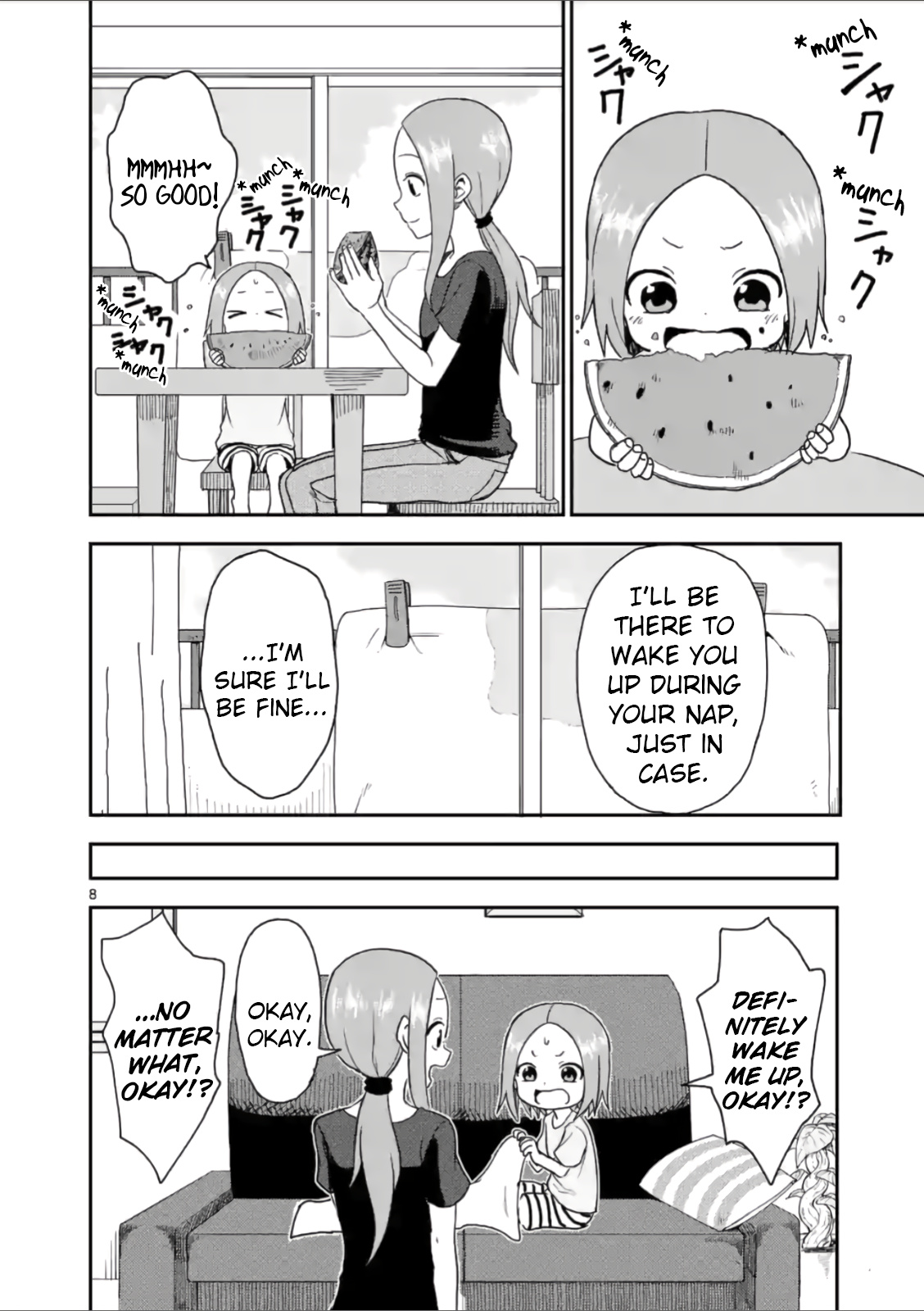 Karakai Jouzu no (Moto) Takagi-san chapter 55 - page 8