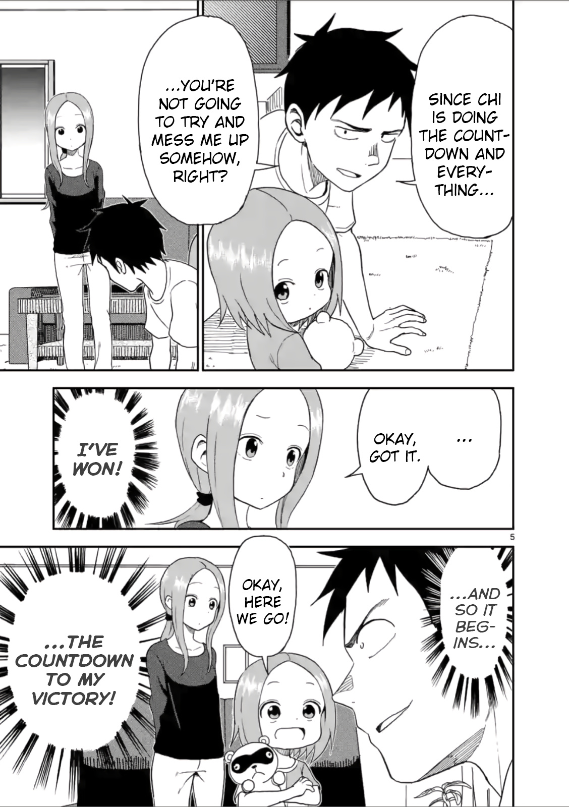 Karakai Jouzu no (Moto) Takagi-san chapter 57 - page 5