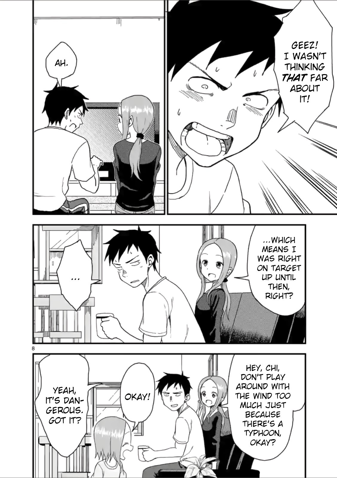 Karakai Jouzu no (Moto) Takagi-san chapter 58 - page 8