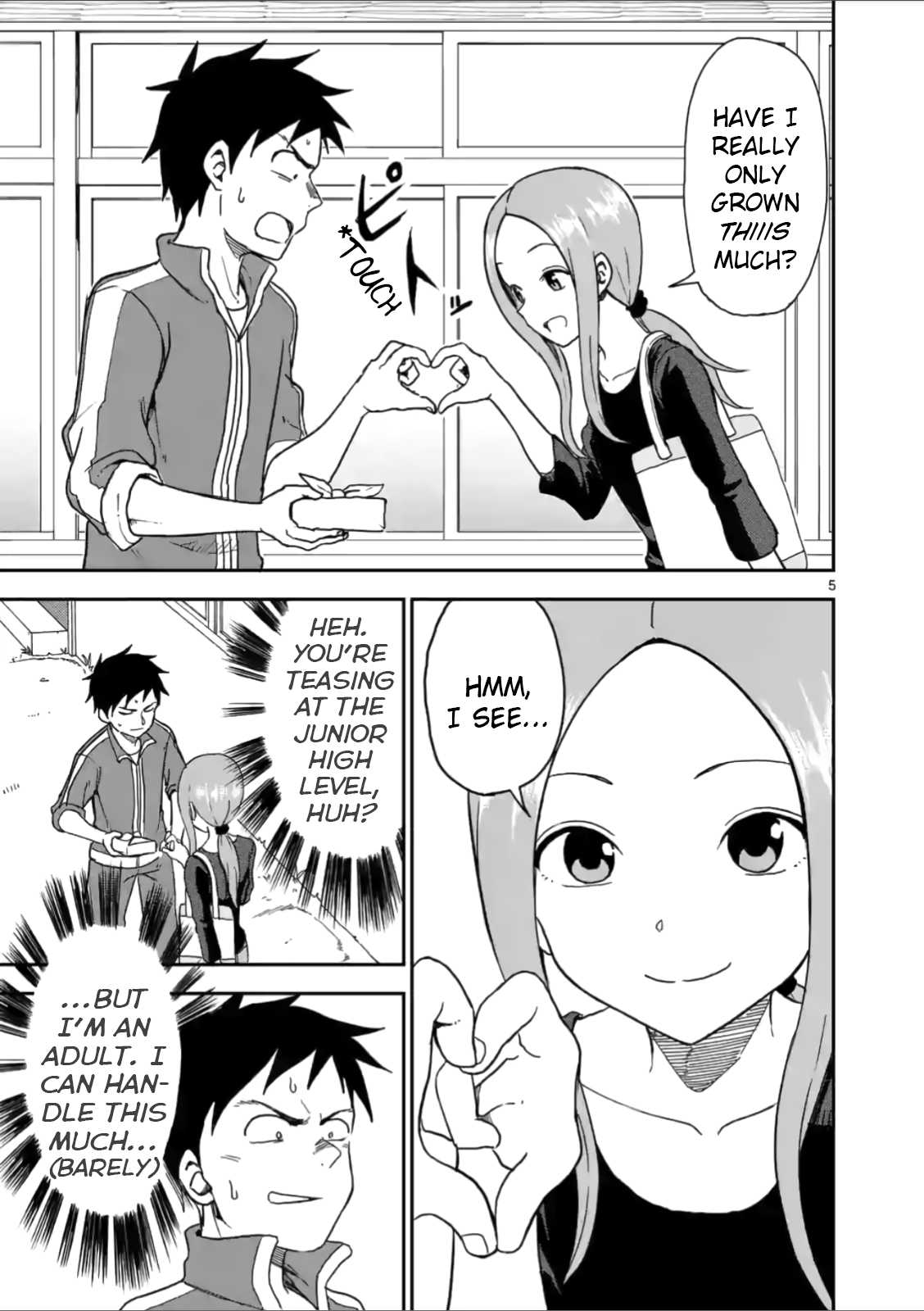 Karakai Jouzu no (Moto) Takagi-san chapter 60 - page 5