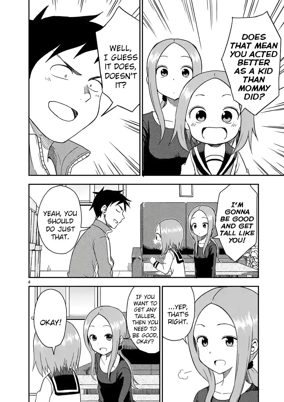 Karakai Jouzu no (Moto) Takagi-san chapter 64 - page 4