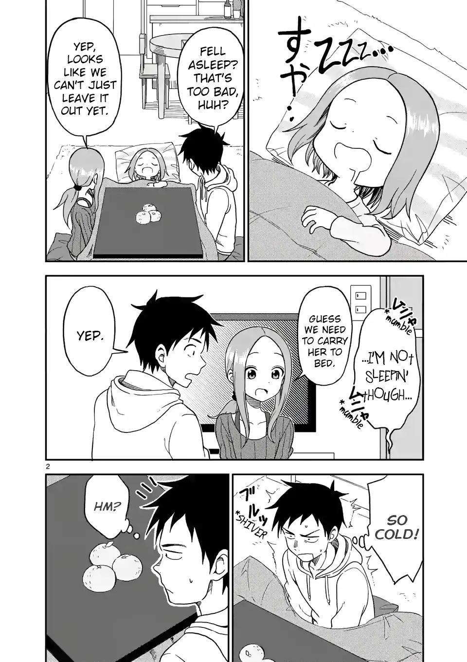 Karakai Jouzu no (Moto) Takagi-san chapter 68 - page 2