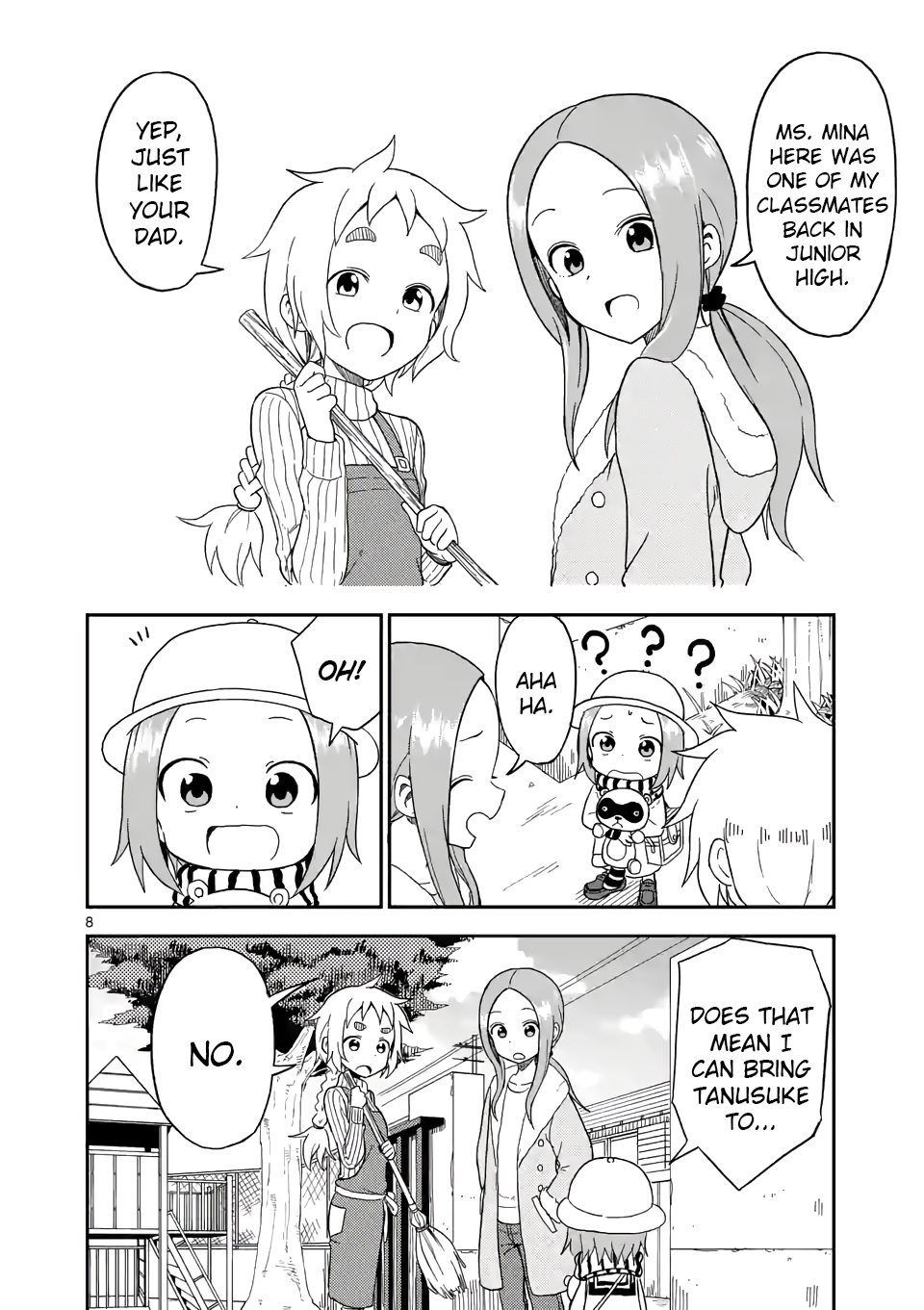 Karakai Jouzu no (Moto) Takagi-san chapter 72 - page 8