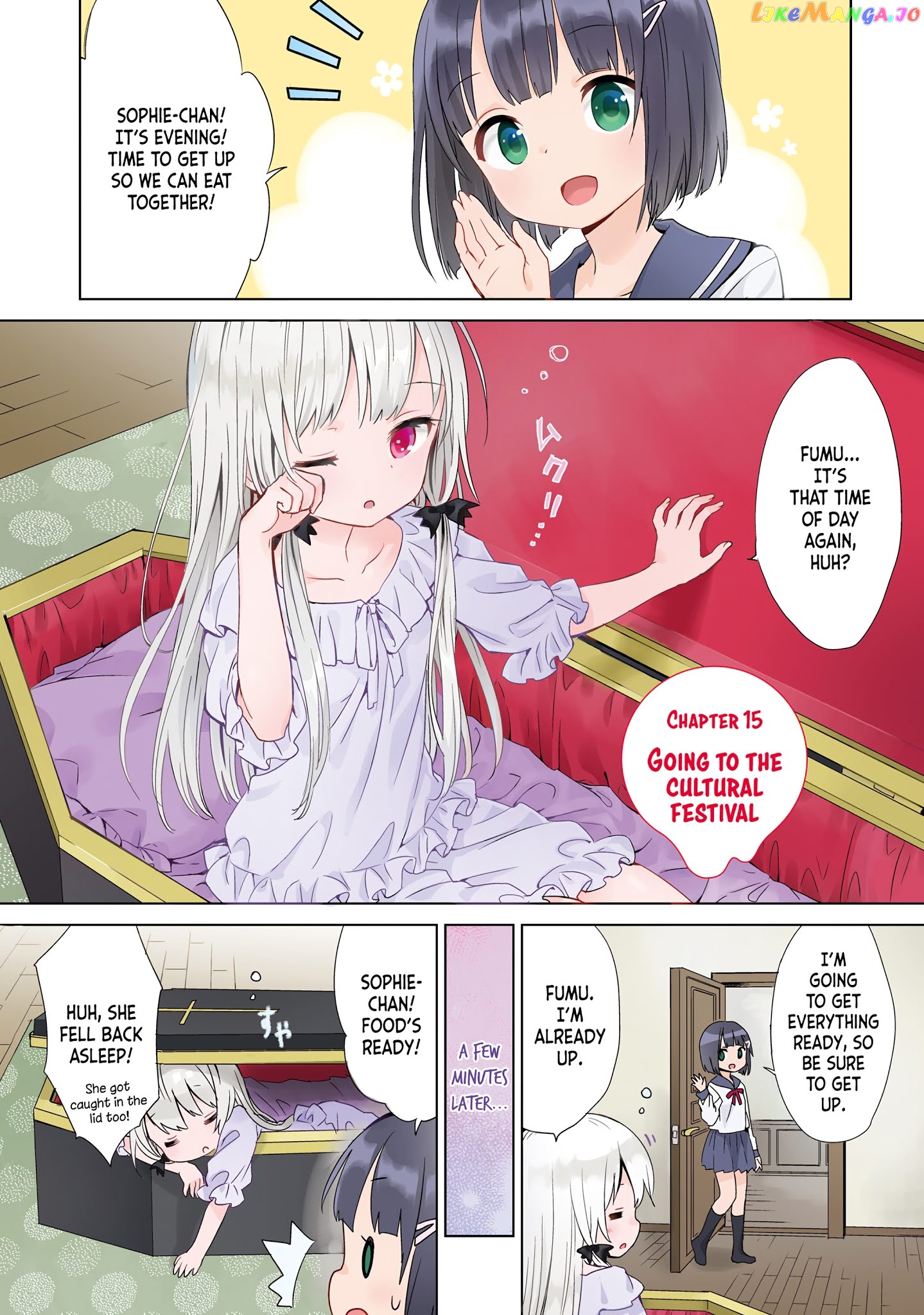 Tonari no Kyuuketsuki-san chapter 16 - page 1
