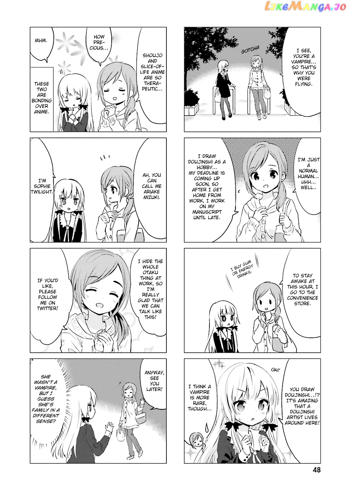 Tonari no Kyuuketsuki-san chapter 27 - page 4