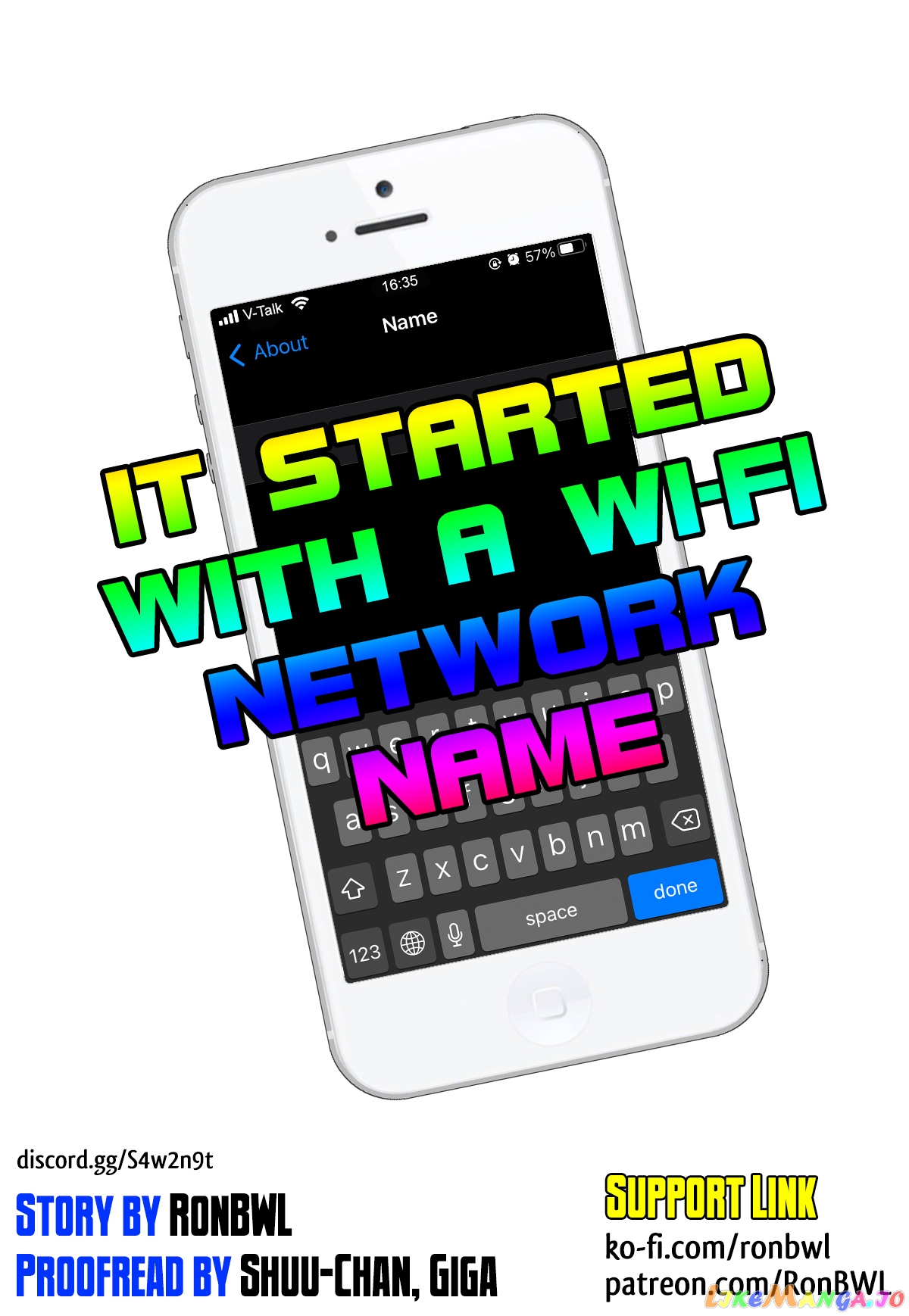 It Started With A Wi-Fi Network Name chapter 34 - page 1