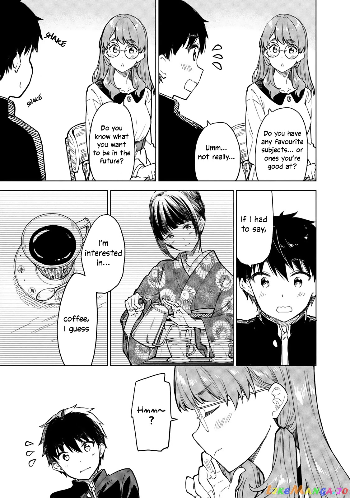 Coffee wo Shizuka ni chapter 9 - page 7