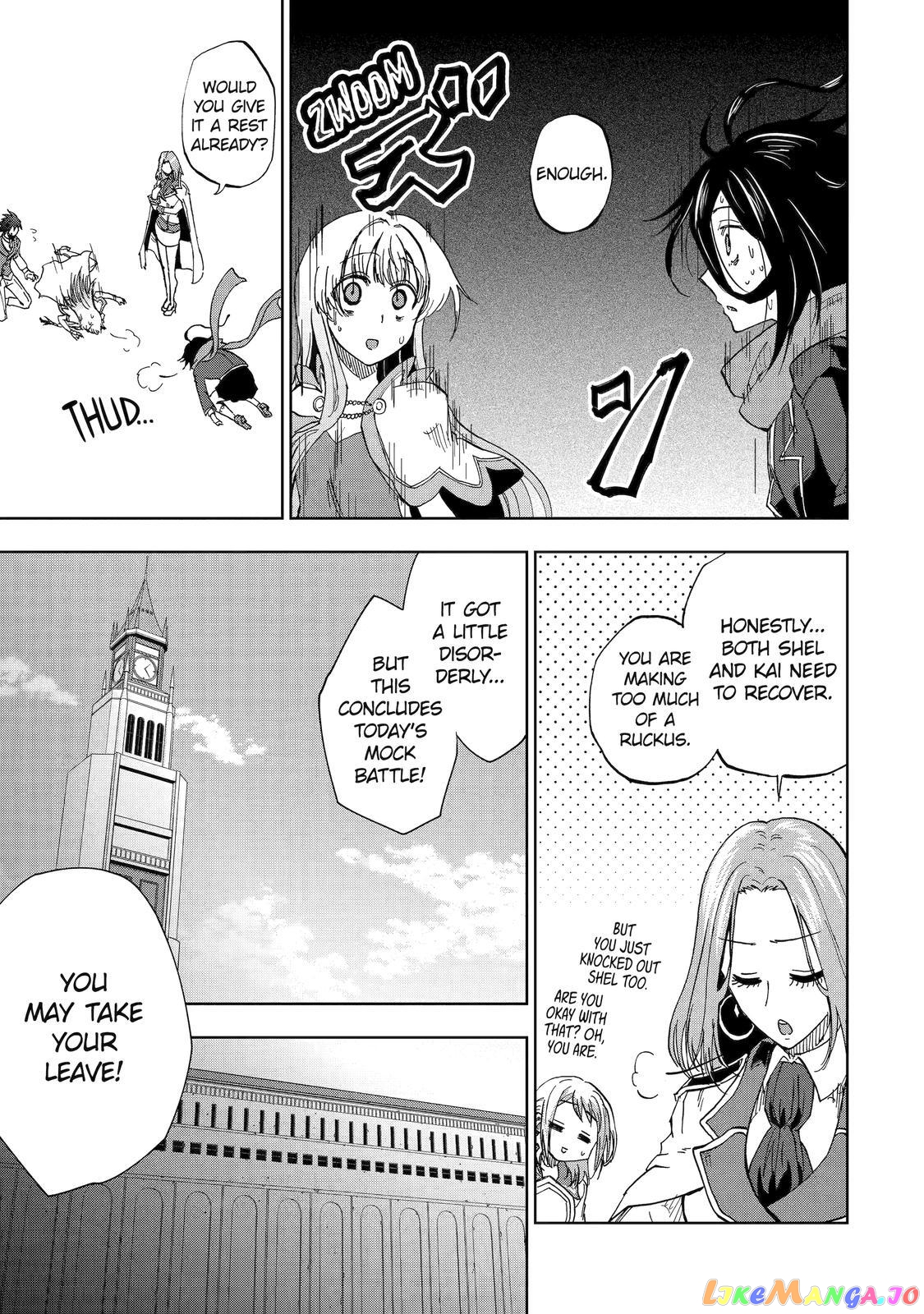 Ankoku Kishino no Ore desu Ga Saikyou no Hijiri Kishi wo Mezashimasu chapter 45 - page 21