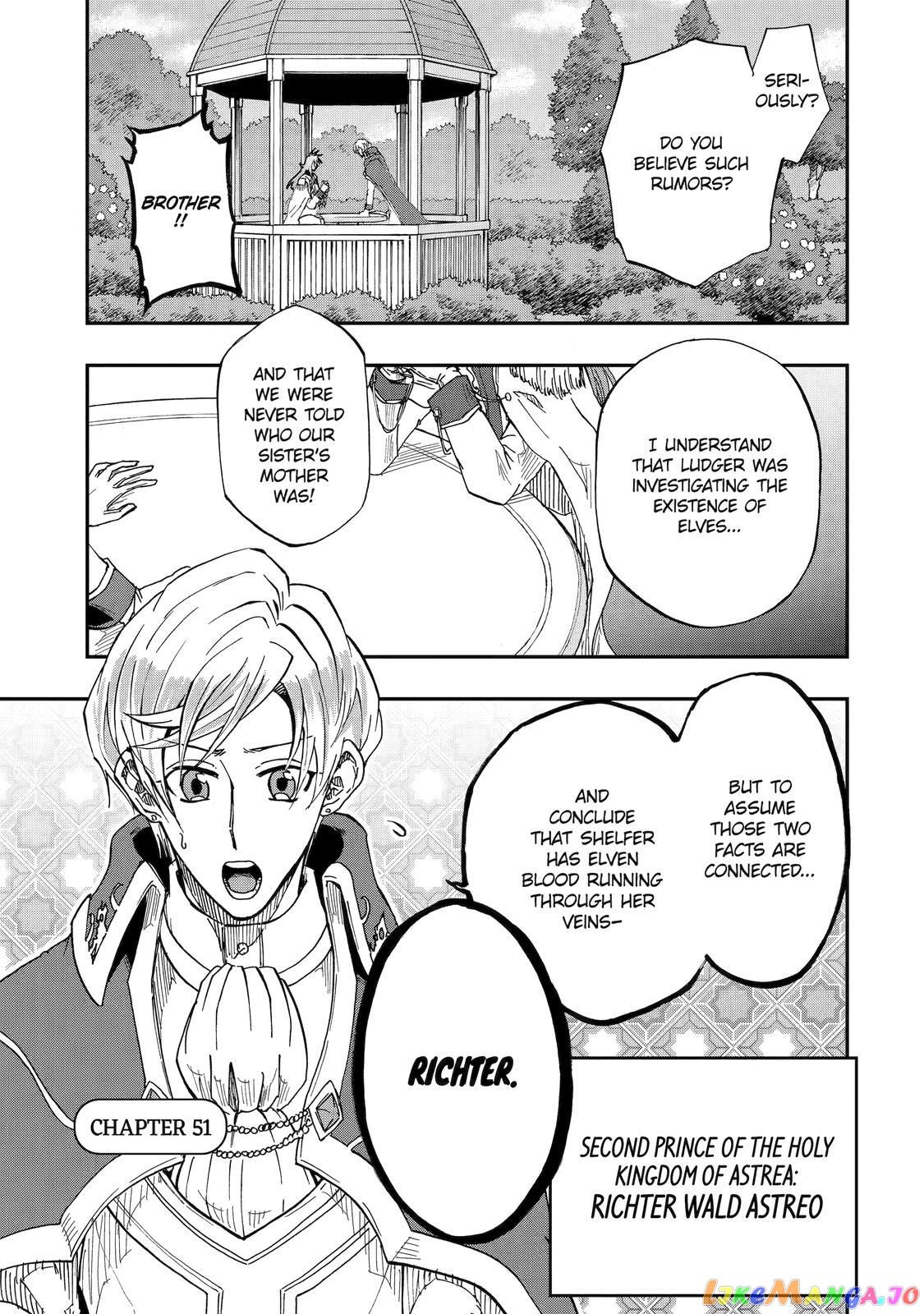 Ankoku Kishino no Ore desu Ga Saikyou no Hijiri Kishi wo Mezashimasu chapter 51 - page 1