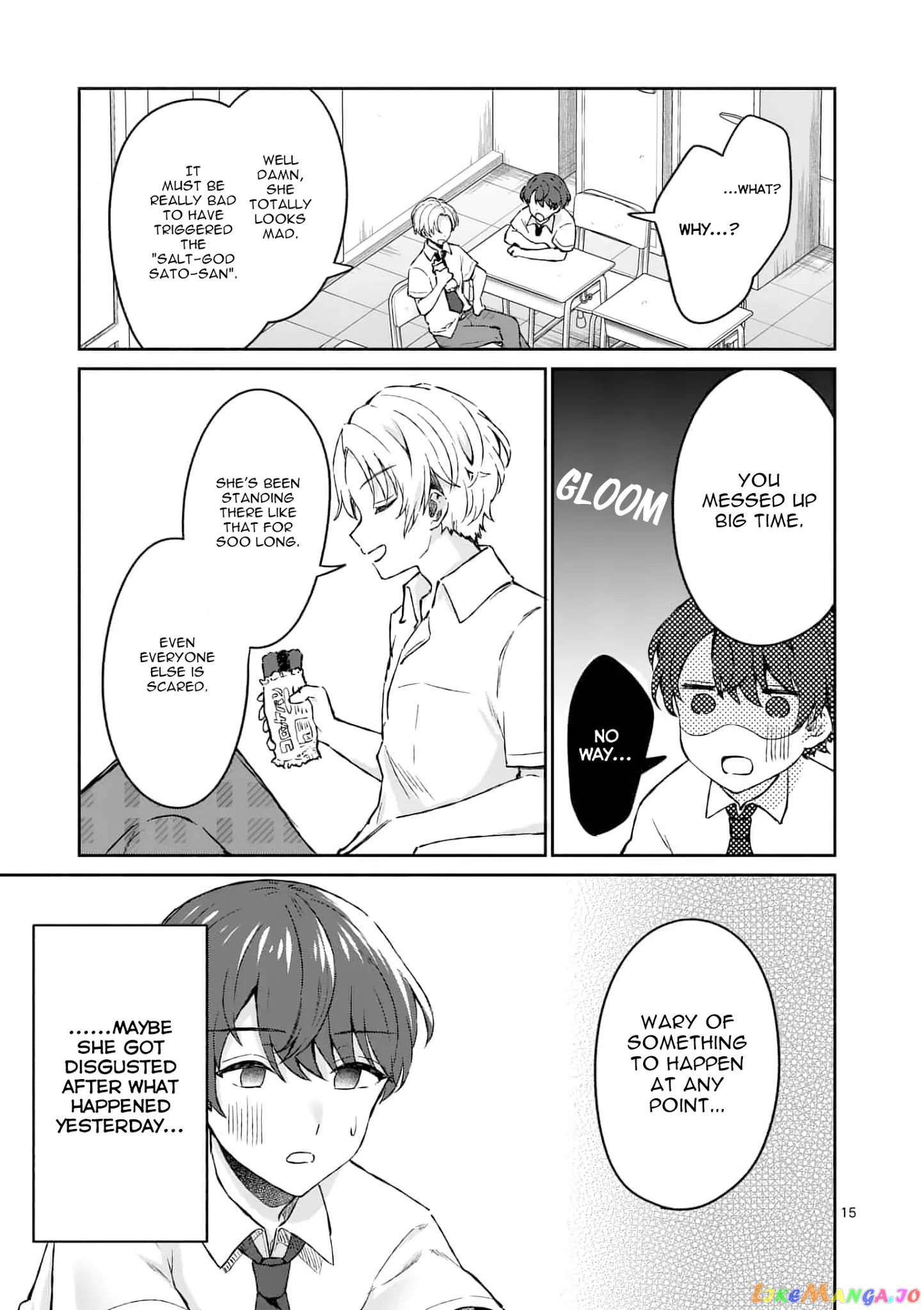 Shiotaiou no Sato-san ga Ore ni dake Amai chapter 3 - page 15