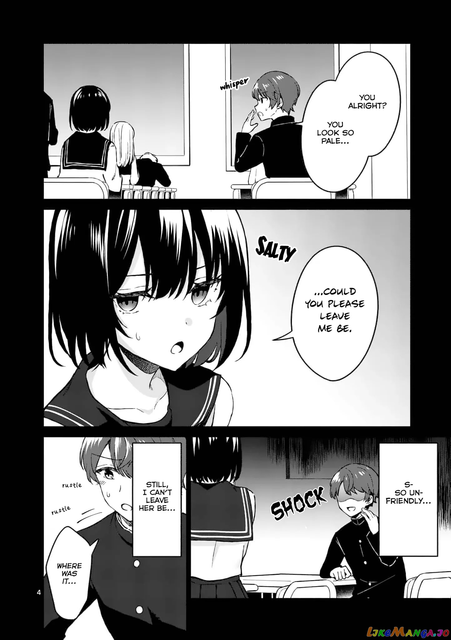 Shiotaiou no Sato-san ga Ore ni dake Amai chapter 3 - page 4