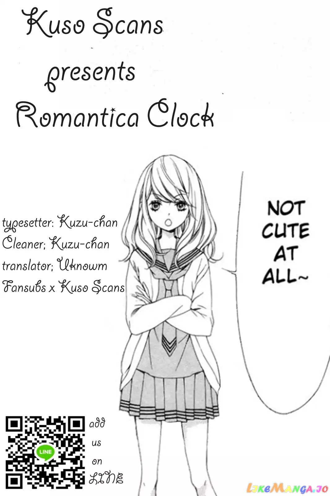 Romantica Clock chapter 15 - page 1