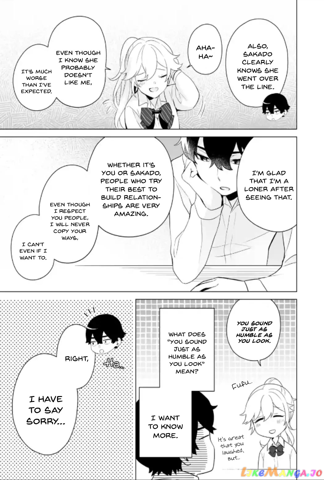 Please Leave Me Alone (For Some Reason, She Wants to Change a Lone Wolf's Helpless High School Life.) chapter 9 - page 17