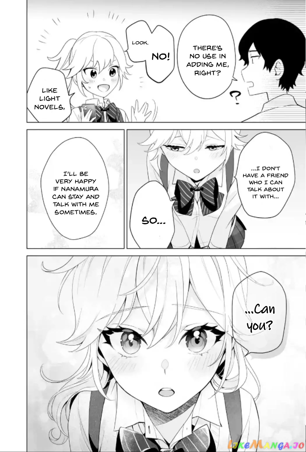 Please Leave Me Alone (For Some Reason, She Wants to Change a Lone Wolf's Helpless High School Life.) chapter 9 - page 24