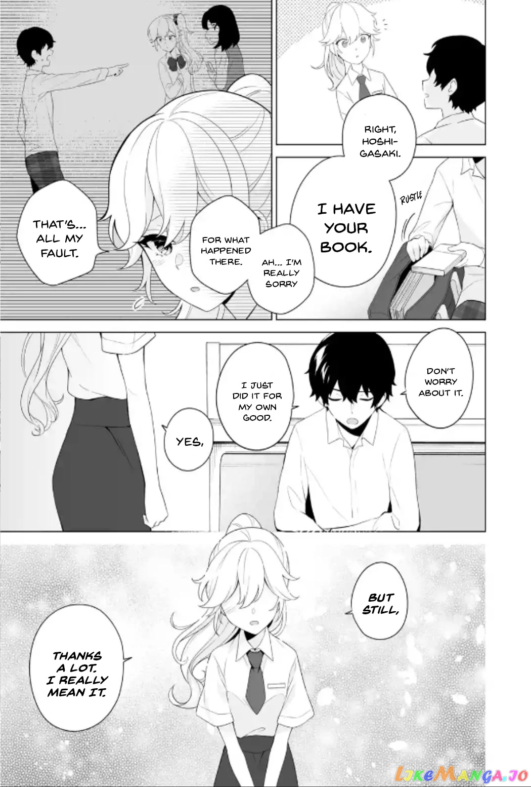 Please Leave Me Alone (For Some Reason, She Wants to Change a Lone Wolf's Helpless High School Life.) chapter 9 - page 5