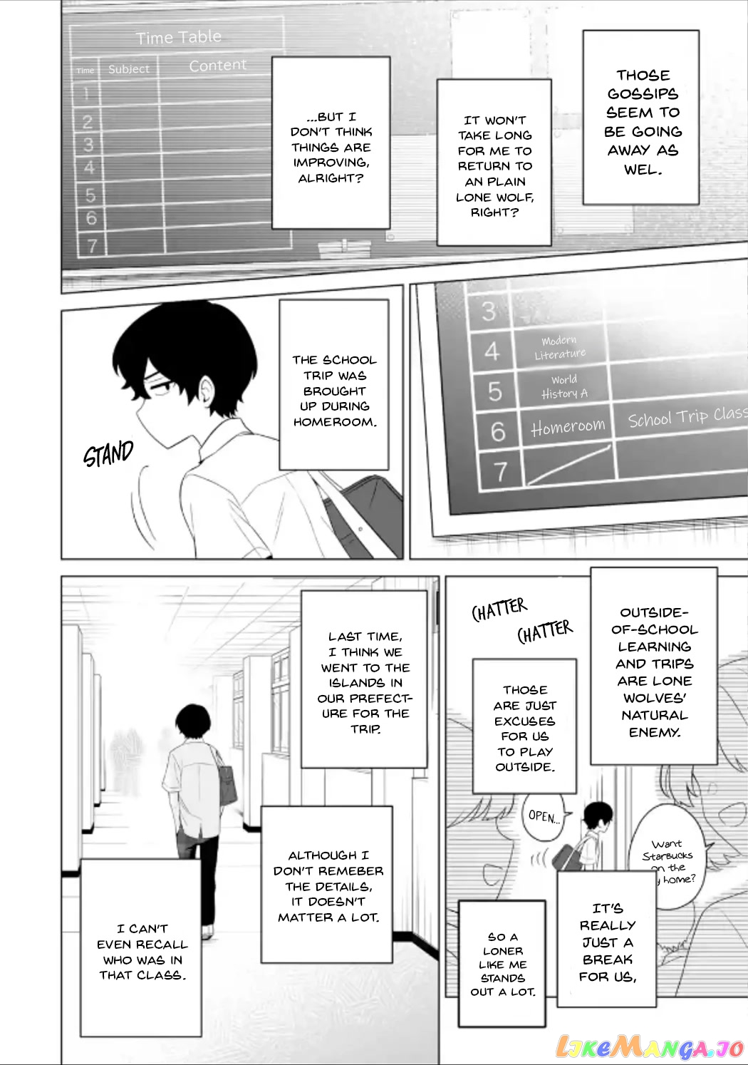 Please Leave Me Alone (For Some Reason, She Wants to Change a Lone Wolf's Helpless High School Life.) chapter 10 - page 2