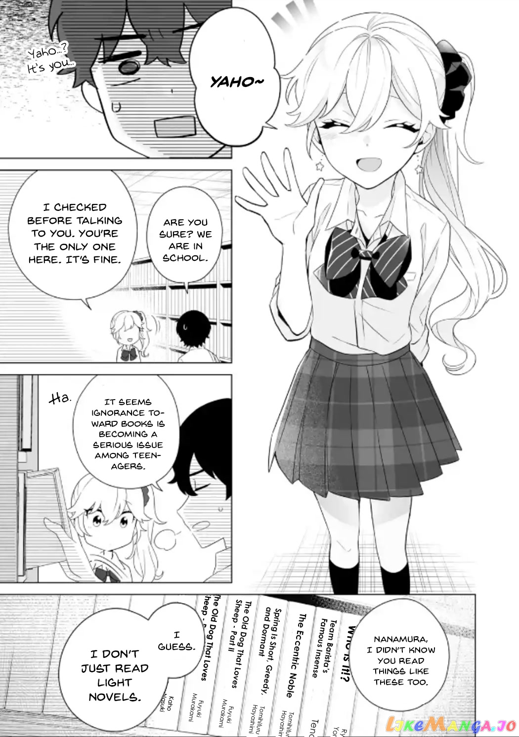 Please Leave Me Alone (For Some Reason, She Wants to Change a Lone Wolf's Helpless High School Life.) chapter 10 - page 5