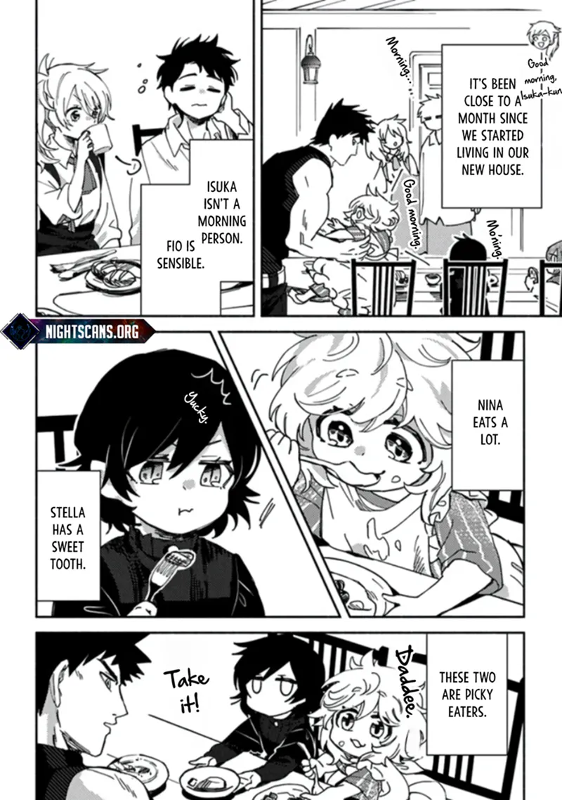 Akuninzura Shita B-Kyuu Boukensha - Shujinkou To Sono Osananajimi-Tachi No Papa Ni Naru chapter 4.1 - page 3